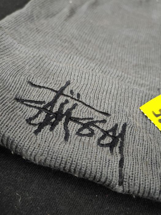 Stussy Stussy distressed hat beanie knit grey vintage #021DLL Size ONE SIZE - 8 Thumbnail