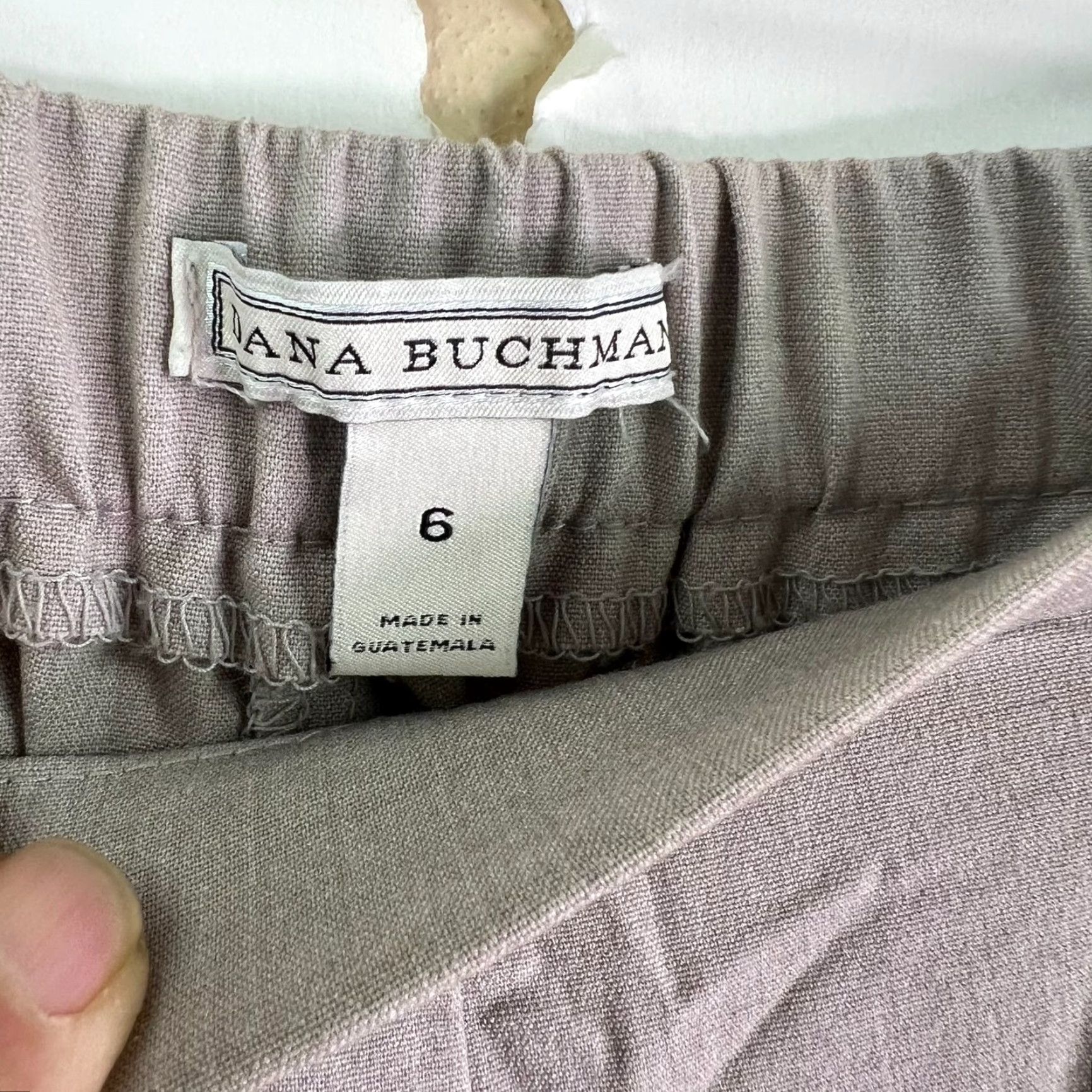 Vintage VINTAGE Dana Buchman Pants Flared Leg Womens Size 6 Beige Polyester Rayon Spandex Pockets 30x31 High Rise Flat Front Size 28" / US 6 / IT 42 - 7 Thumbnail