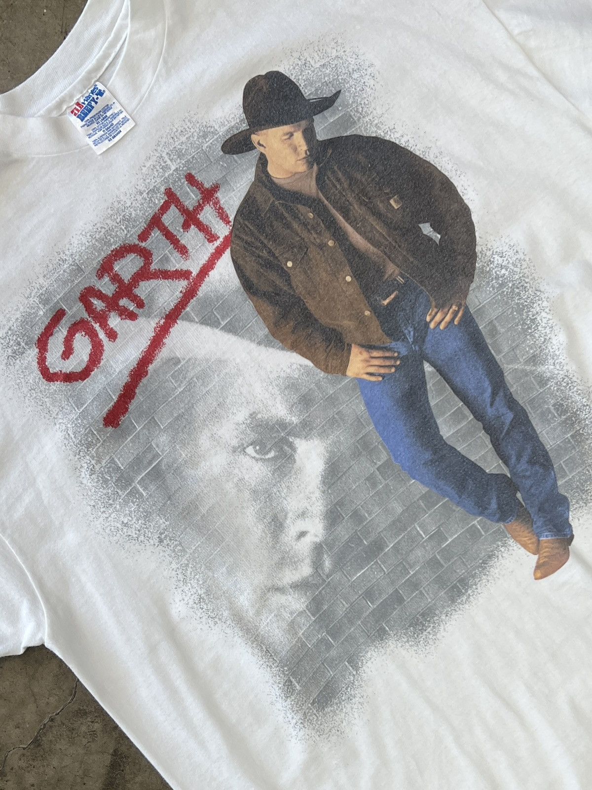 Vintage 1996 Garth Brooks Graffiti Country Tee XXL