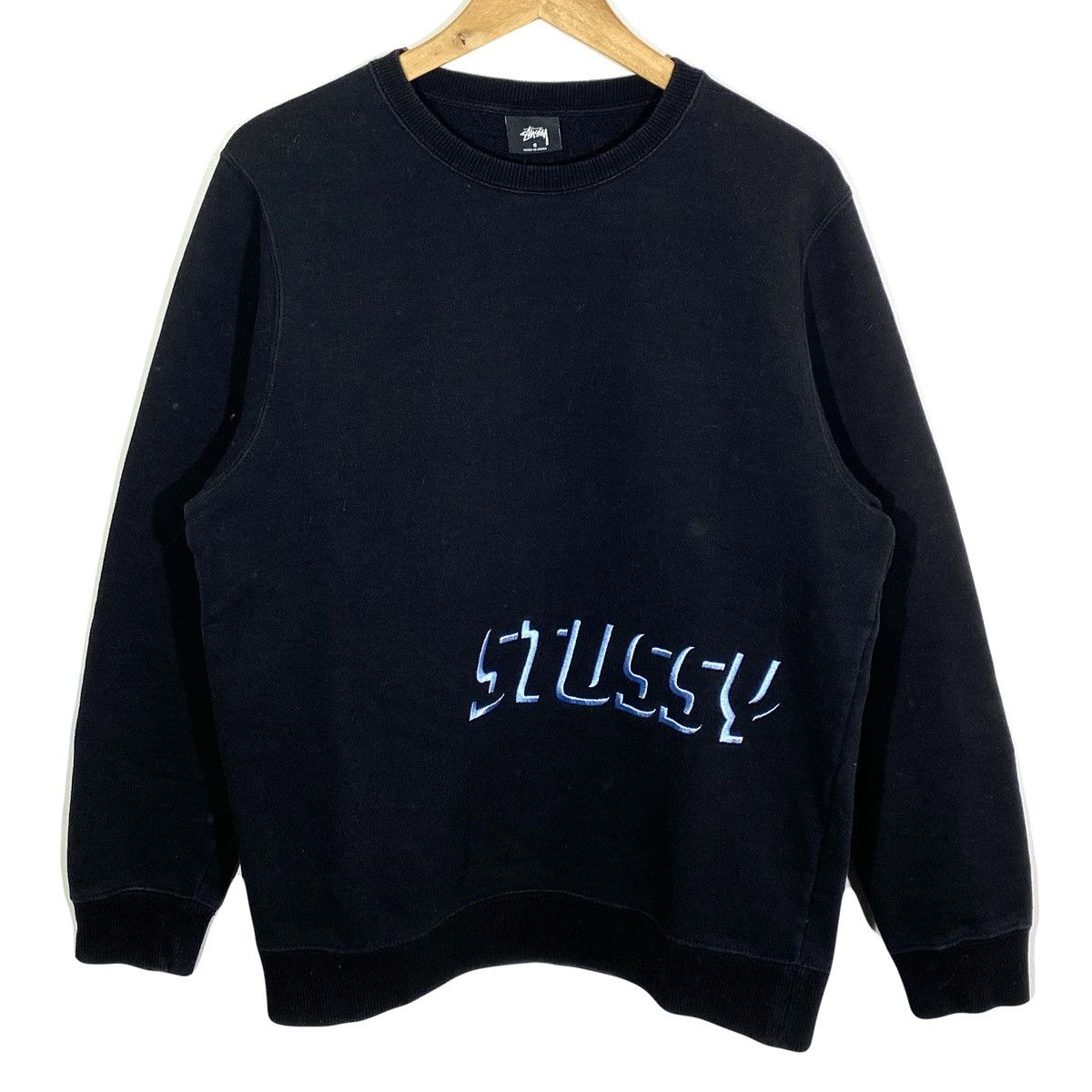 Our Legacy × Stussy RUNNER SWEAT Black Curly Fleece | Grailed
