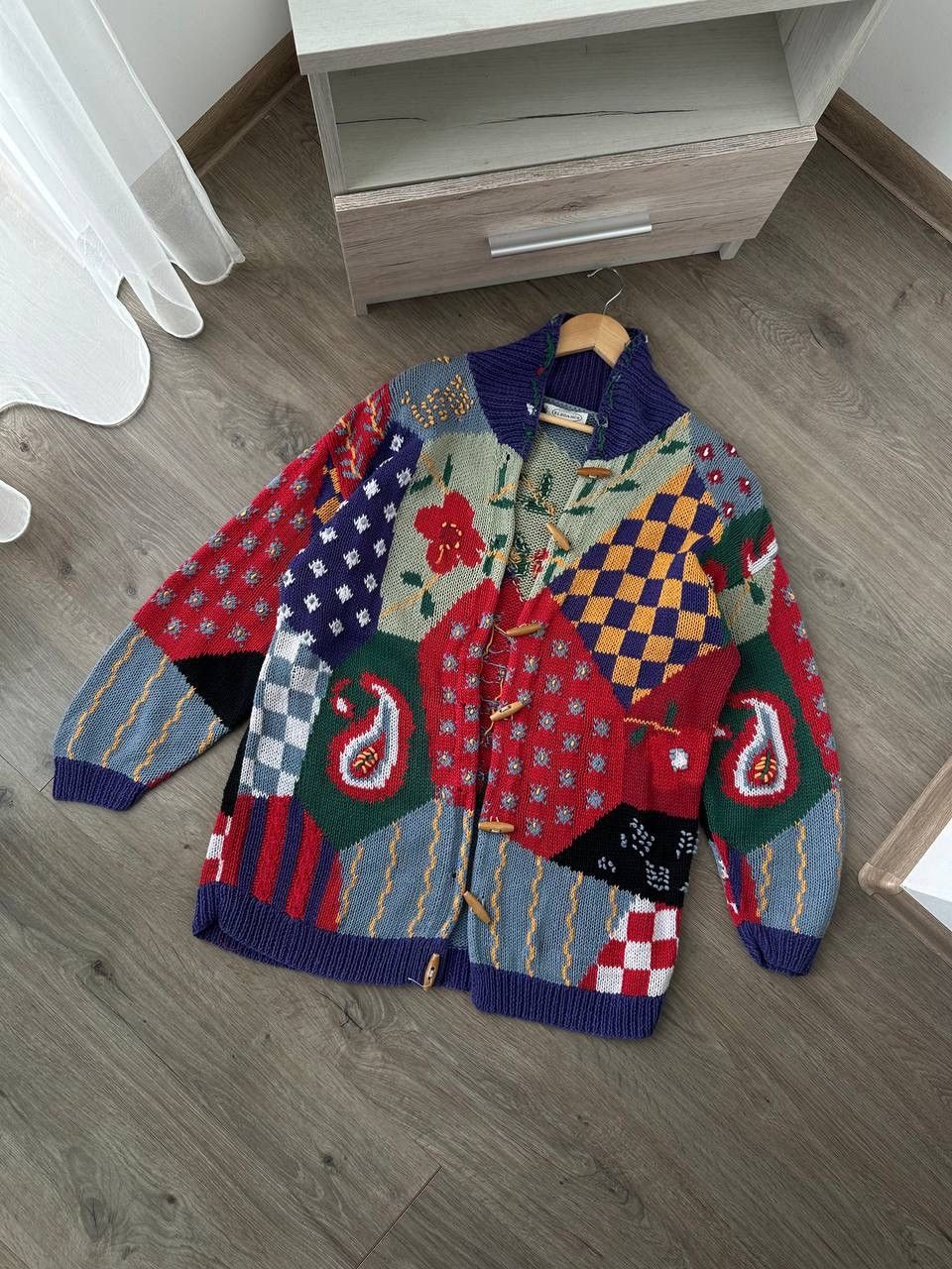 Japanese Brand × Vintage Vintage Japanese Cardigan Distressed Knit Vanessa. A Sweater Size US XL / EU 56 / 4 - 5 Thumbnail