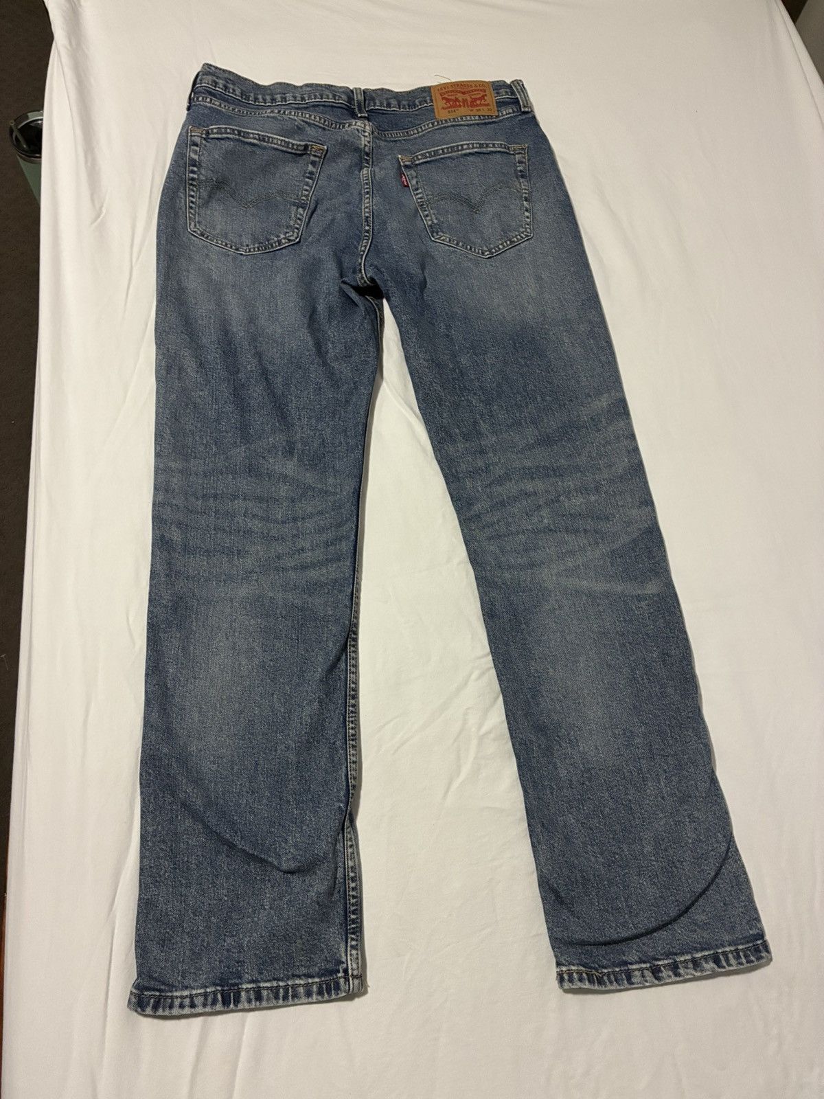 Other Levi's 514 blue denim jeans, Size 28" Size US 35 - 3 Thumbnail
