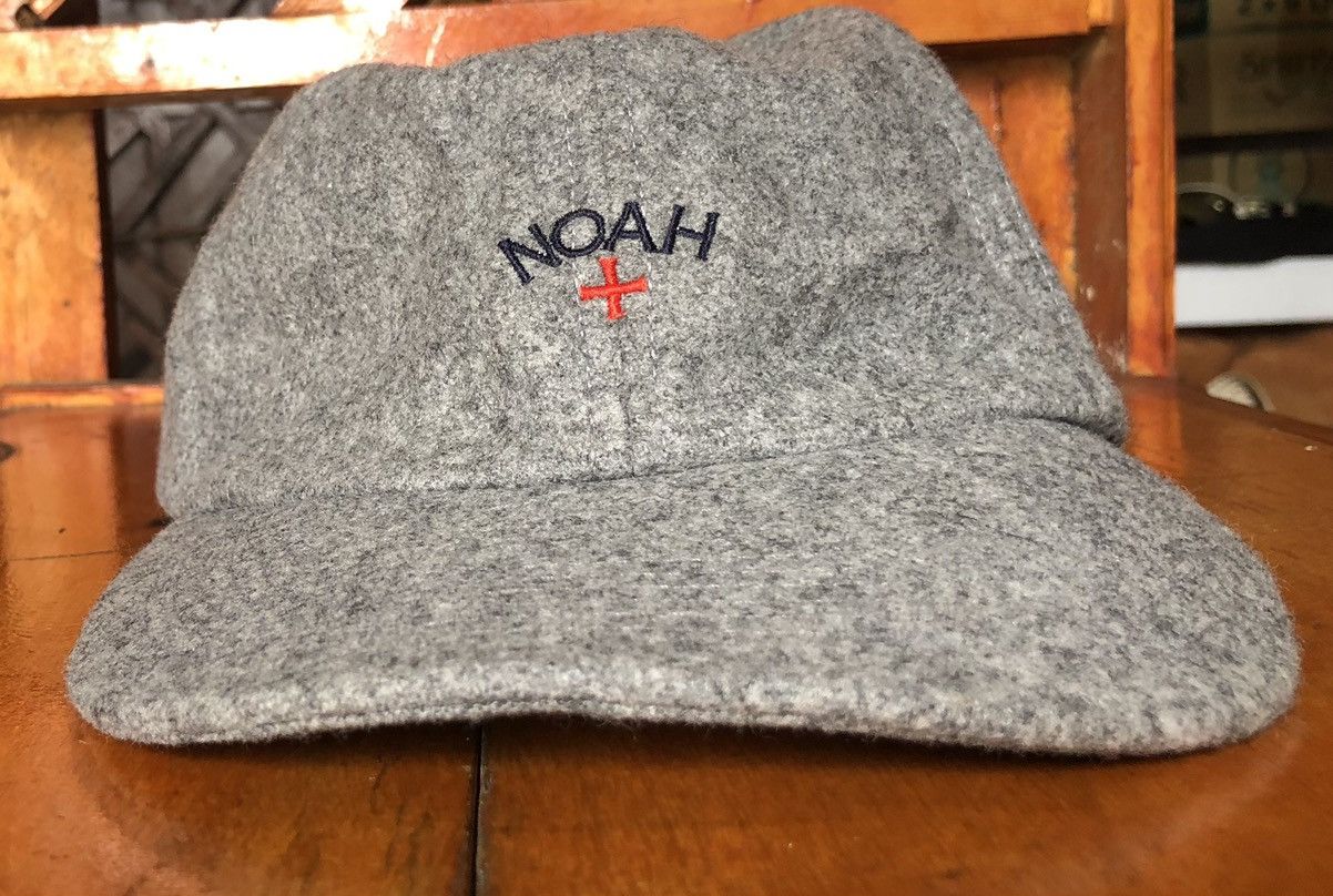 Noah wool snapback 5 panel cap leather strap hybrid USA made