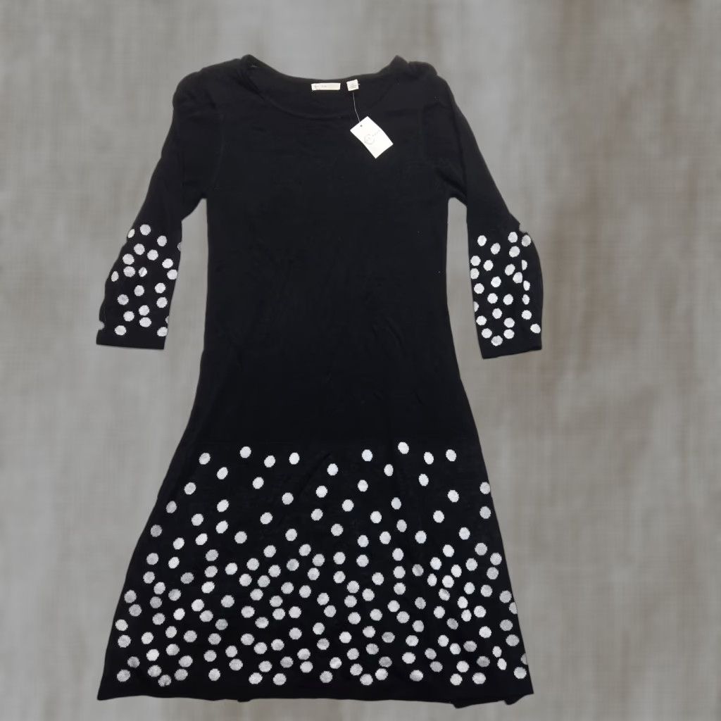 Vintage VINTAGE Cato Dress Shirt Women S Black Polka Dot Long 1946 90s? Size S / US 4 / IT 40 - 1 Thumbnail