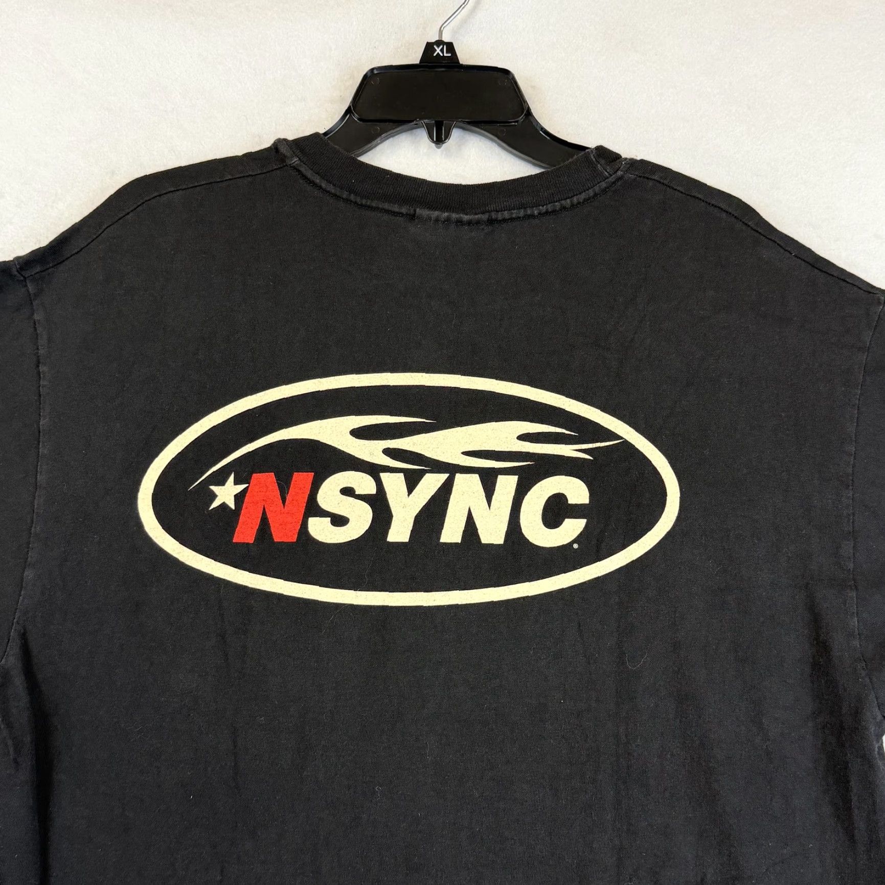 Vintage VINTAGE NSYNC Shirt Mens Large Black 1999 Faces Graphic Boy Band 90s Winterland Size US L / EU 52-54 / 3 - 7 Thumbnail