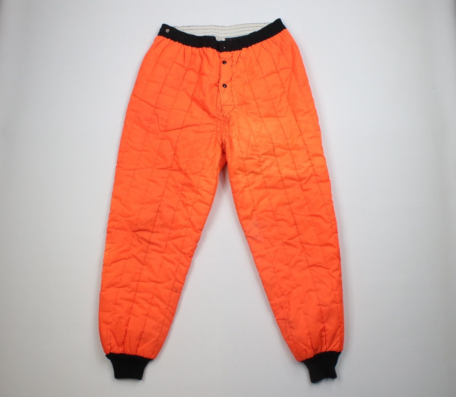 Vintage Vintage 70s Streetwear Snowpants Joggers Blaze Orange USA Size US 36 / EU 52 - 1 Thumbnail