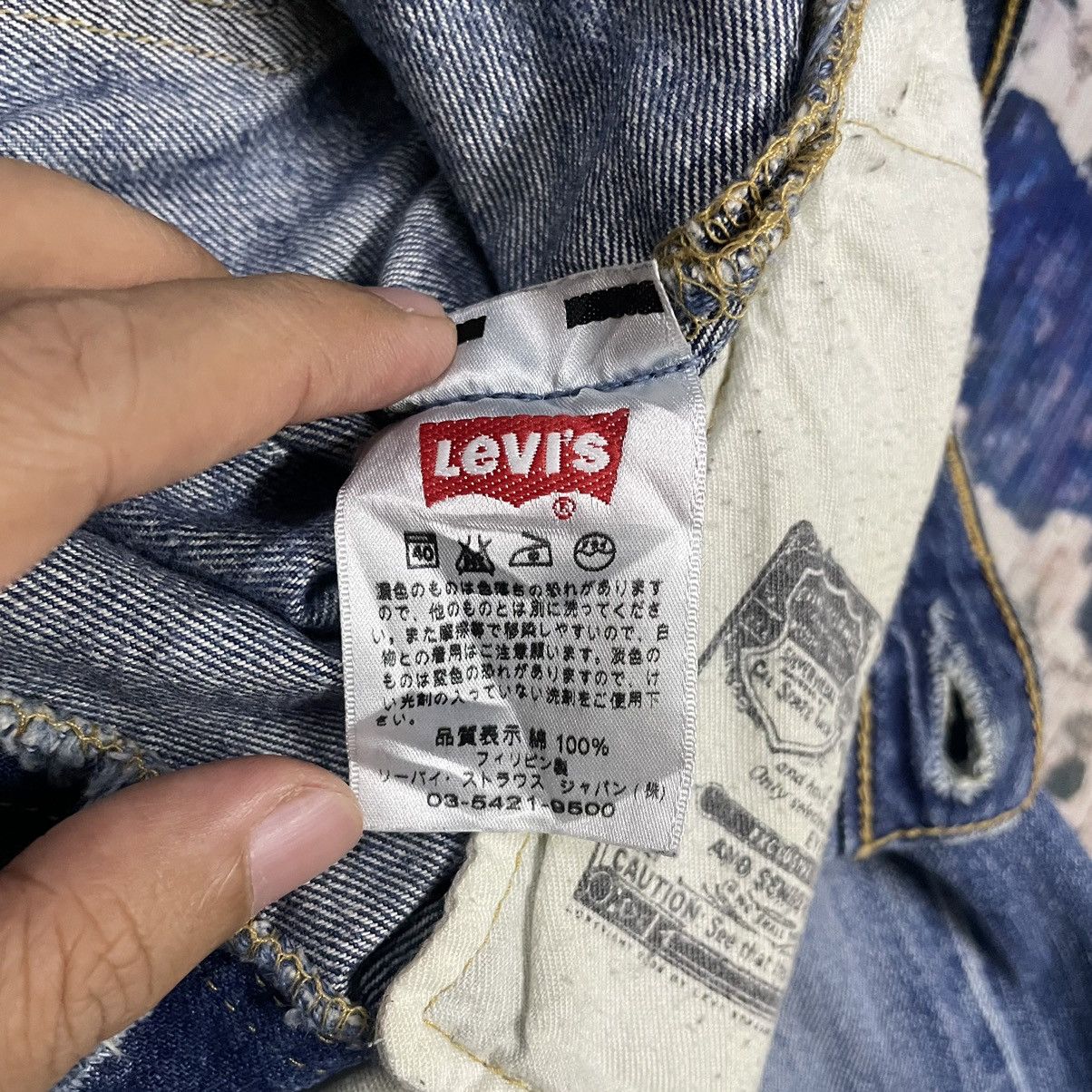 Levi's Levis 501 Distressed Faded Straight Jeans Button Fly Size US 32 / EU 48 - 9 Thumbnail