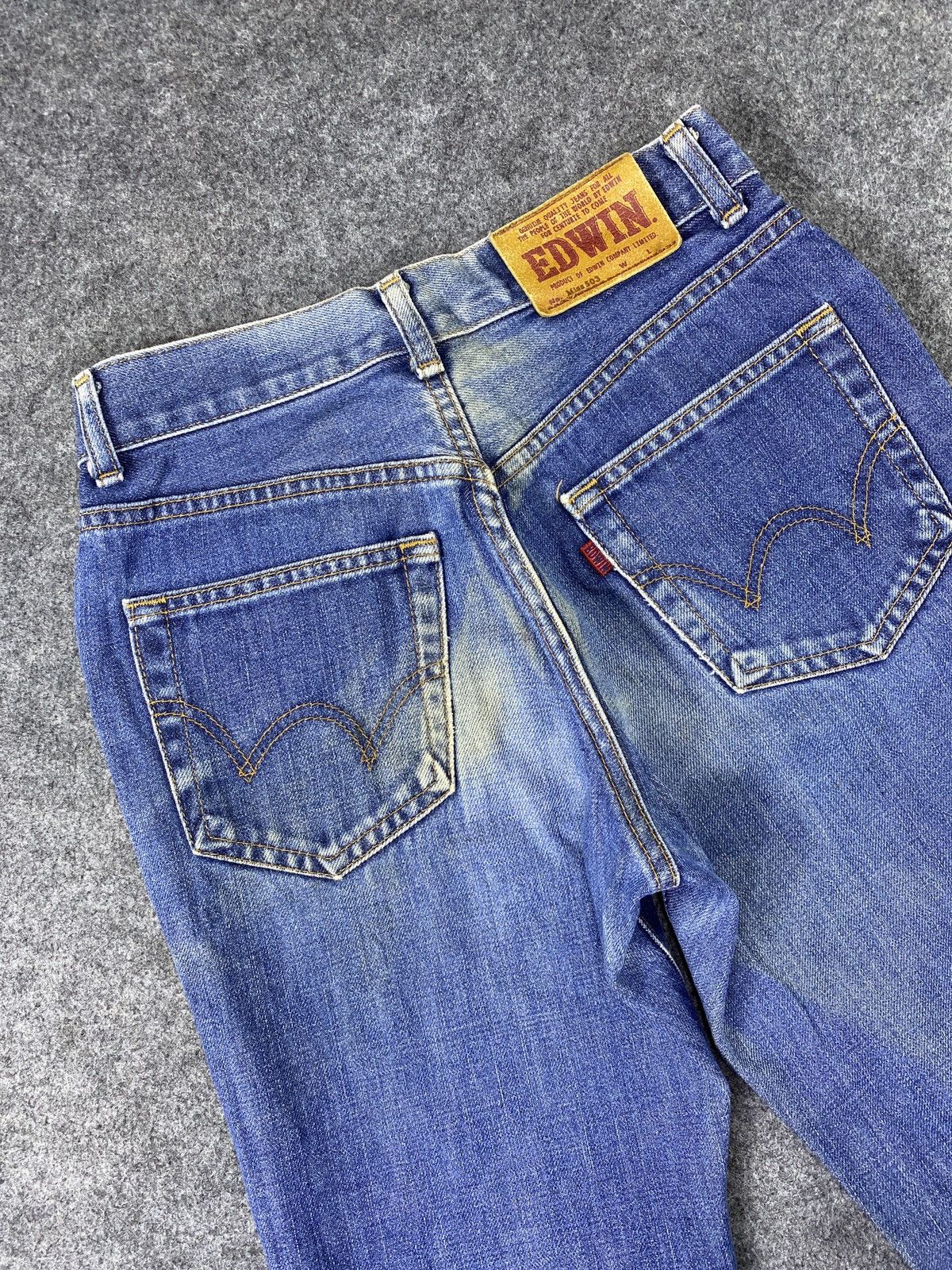 Edwin × Japanese Brand × Jean Edwin Miss 503 Blue Wash Jeans - J1114 Size 25" / US 0 / IT 36 - 6 Thumbnail
