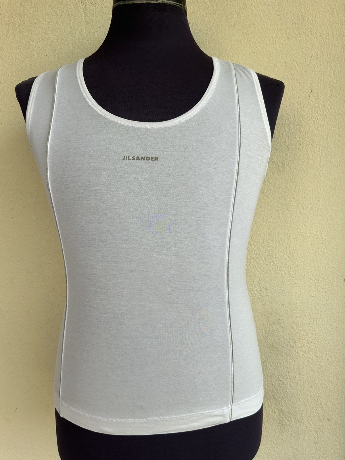 Jil Sander Jil Sander Sleeveless Strechable Jersey Size US L / EU 52-54 / 3 - 7 Thumbnail