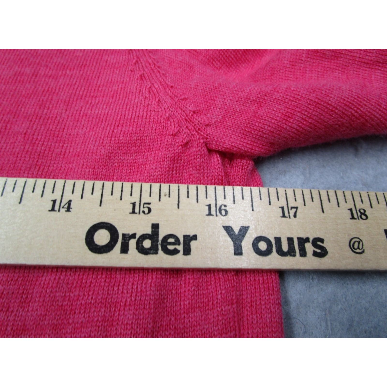 Peter Millar PETER MILLAR Women's Sweater Medium Pink Merino Wool V-Neck Pullover Kauri Cliffs Casual Classic Size M / US 6-8 / IT 42-44 - 6 Thumbnail