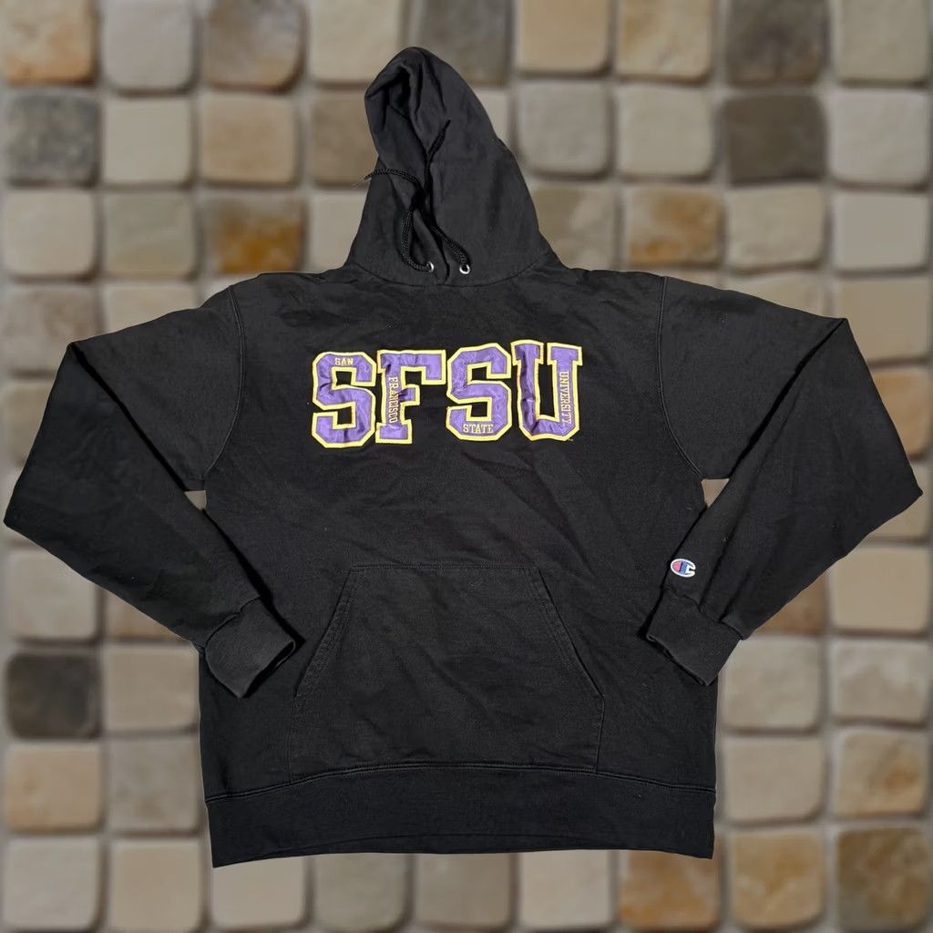 Champion Champion SFSU Hoodie Sweatshirt Adult M Black Size US M / EU 48-50 / 2 - 1 Thumbnail
