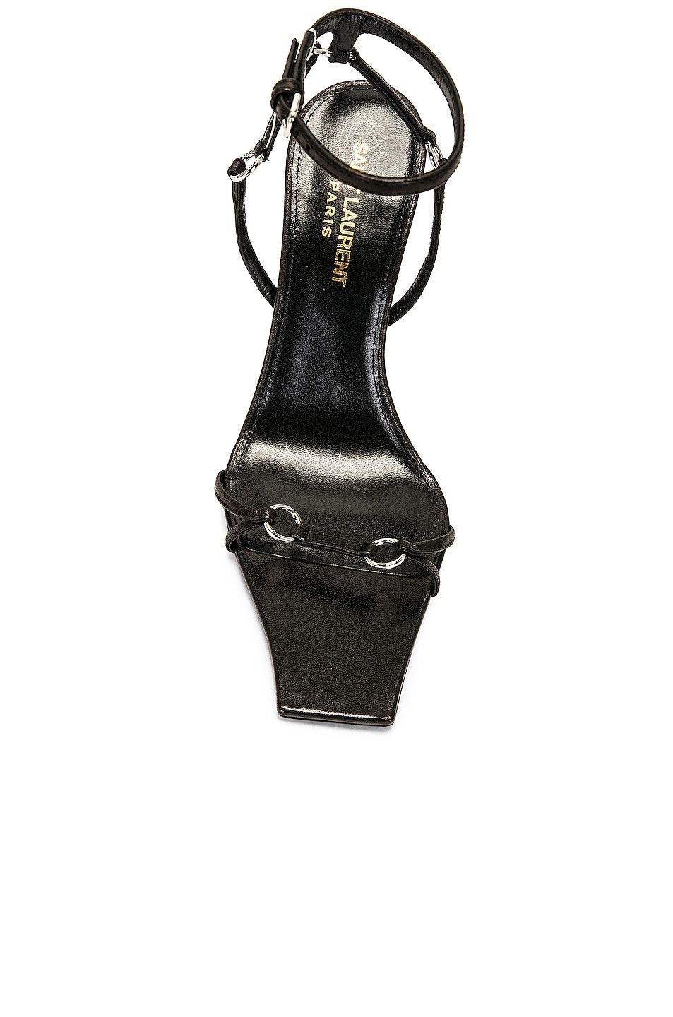 Saint Laurent Paris o1s1wg110425 755337 Nova 105 Sandals in Black Size US 9 / IT 39 - 4 Thumbnail