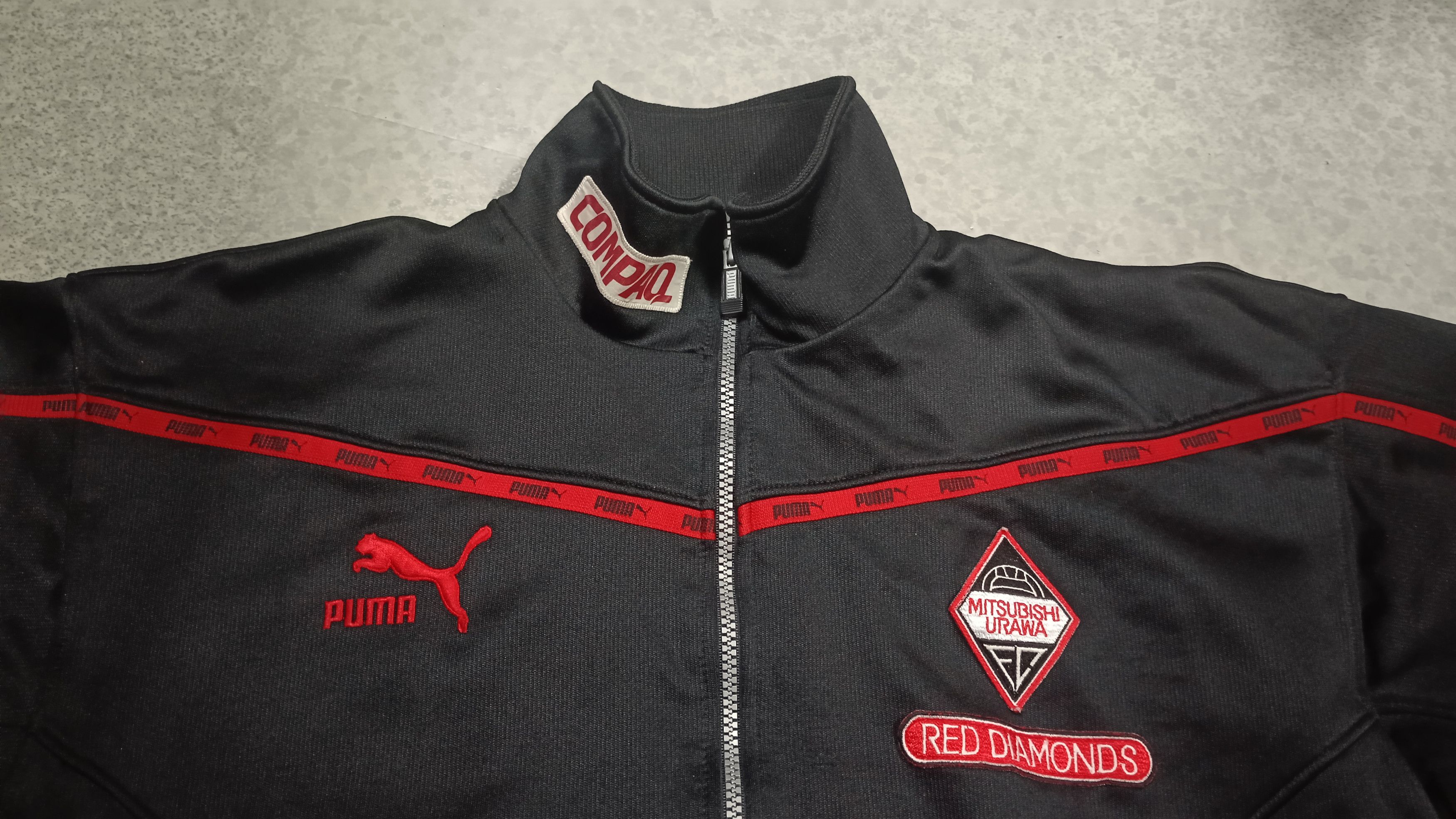Puma × Vintage 🔥 Vintage Puma Mitsubishi Urawa Red Diamonds Track Top Size US L / EU 52-54 / 3 - 3 Thumbnail