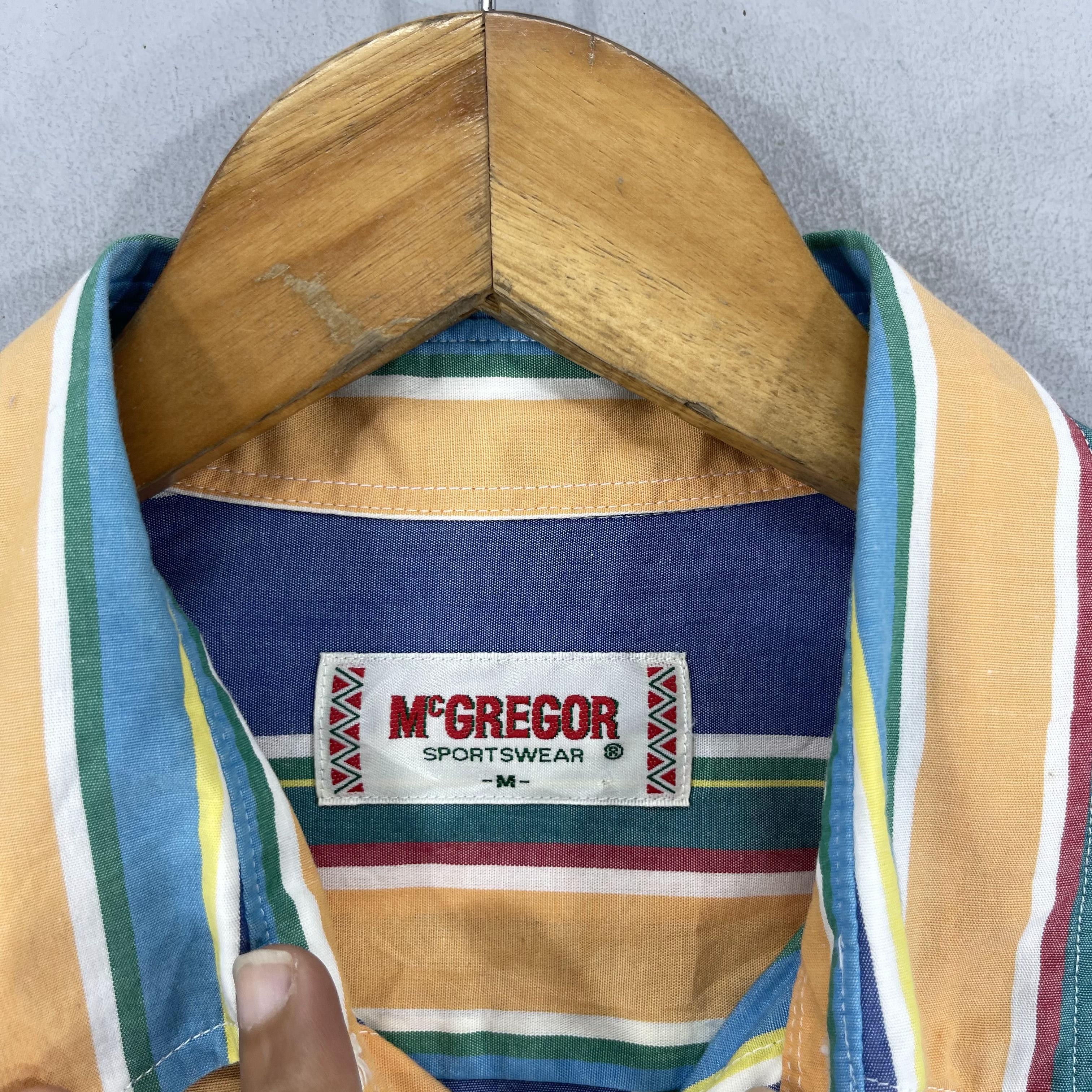 McGregor × Vintage Vintage McGREGOR Multi Stripe Retro Flannel Shirt Size US M / EU 48-50 / 2 - 5 Thumbnail