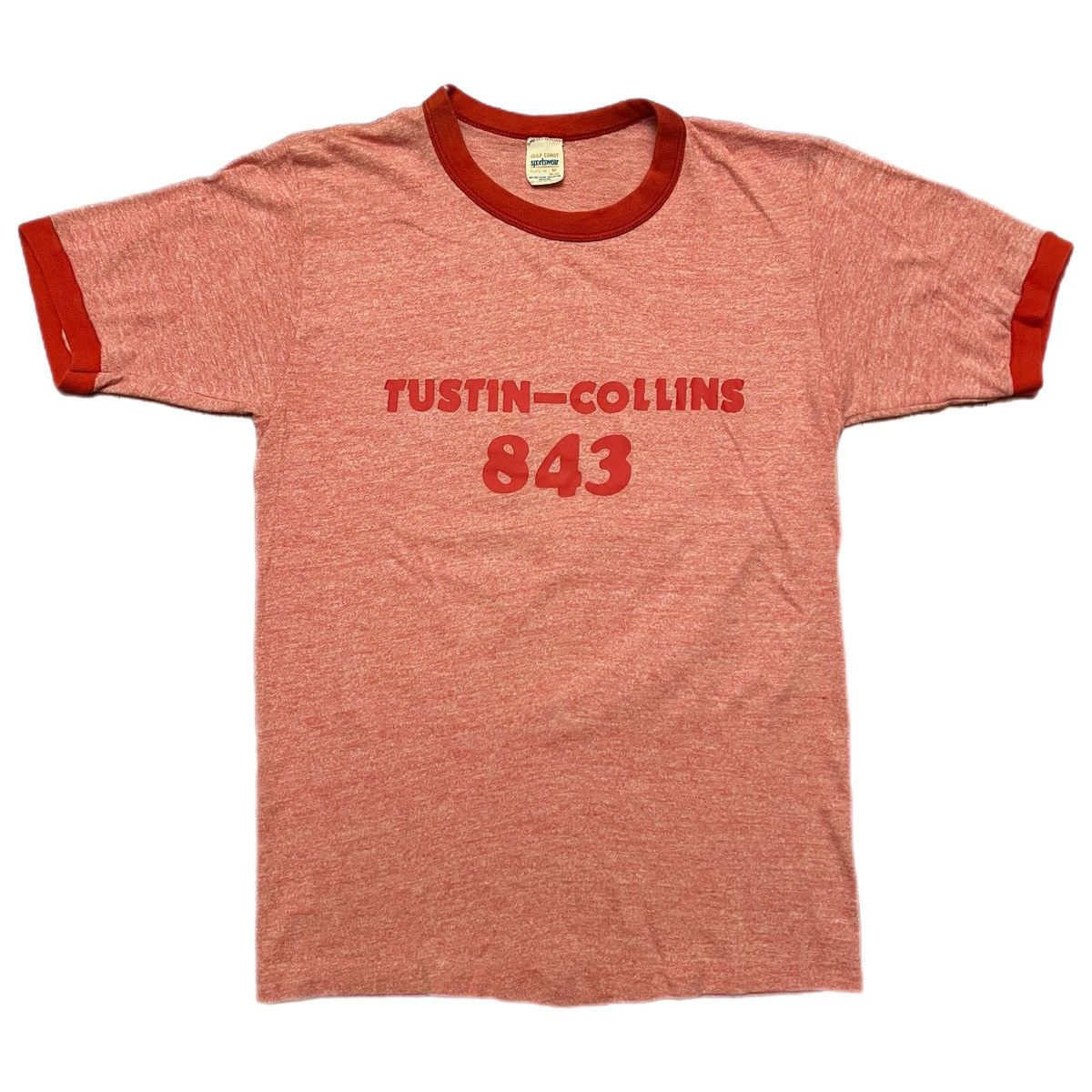 Vintage Vintage 80’s Gulf Coast Sportswear Tri-Blend Ringer T-Shirt Size US M / EU 48-50 / 2 - 3 Thumbnail