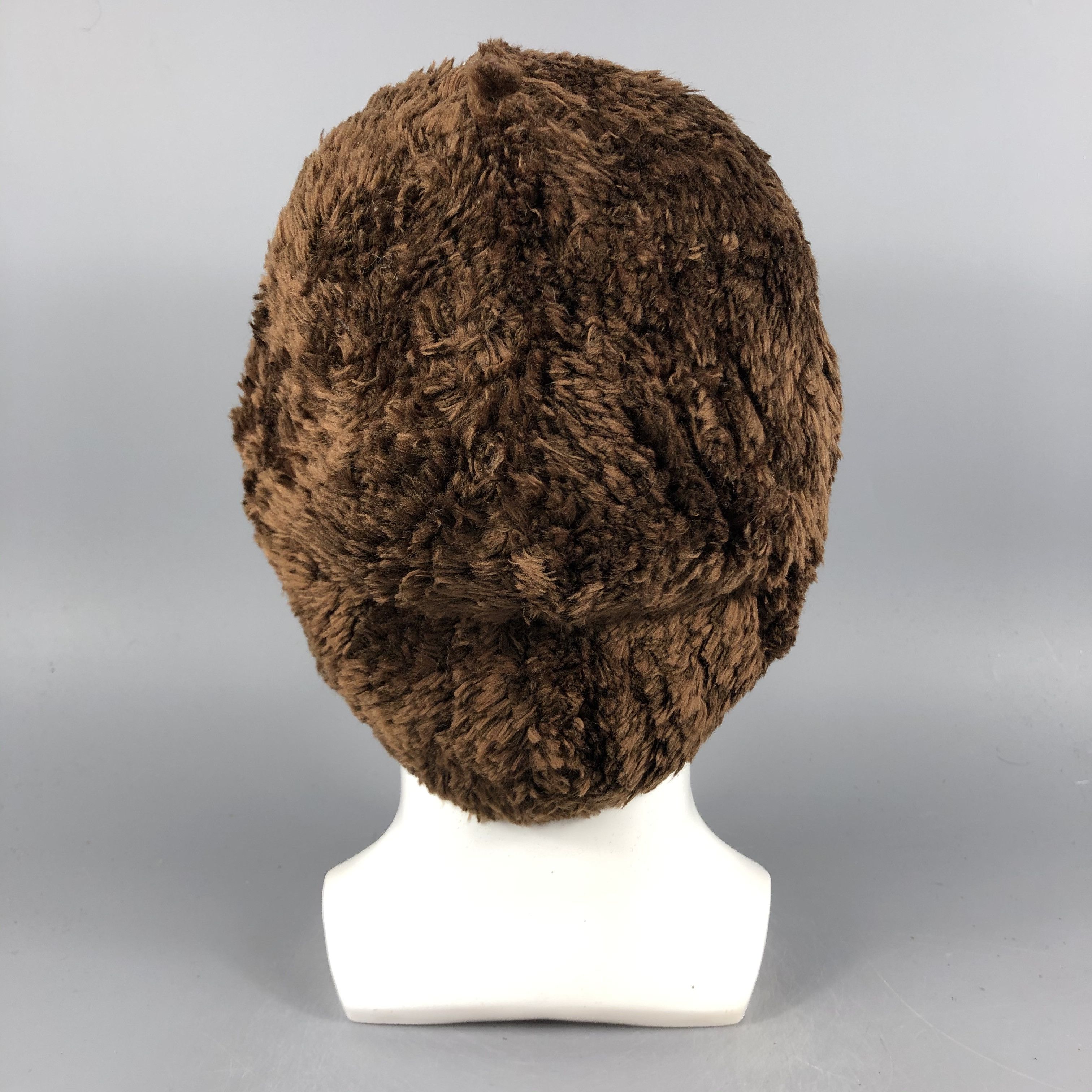 Japanese Brand × Vintage Faux Fur Brown Beanie Snow Hat Snow Cap -D1052 Size ONE SIZE - 3 Thumbnail