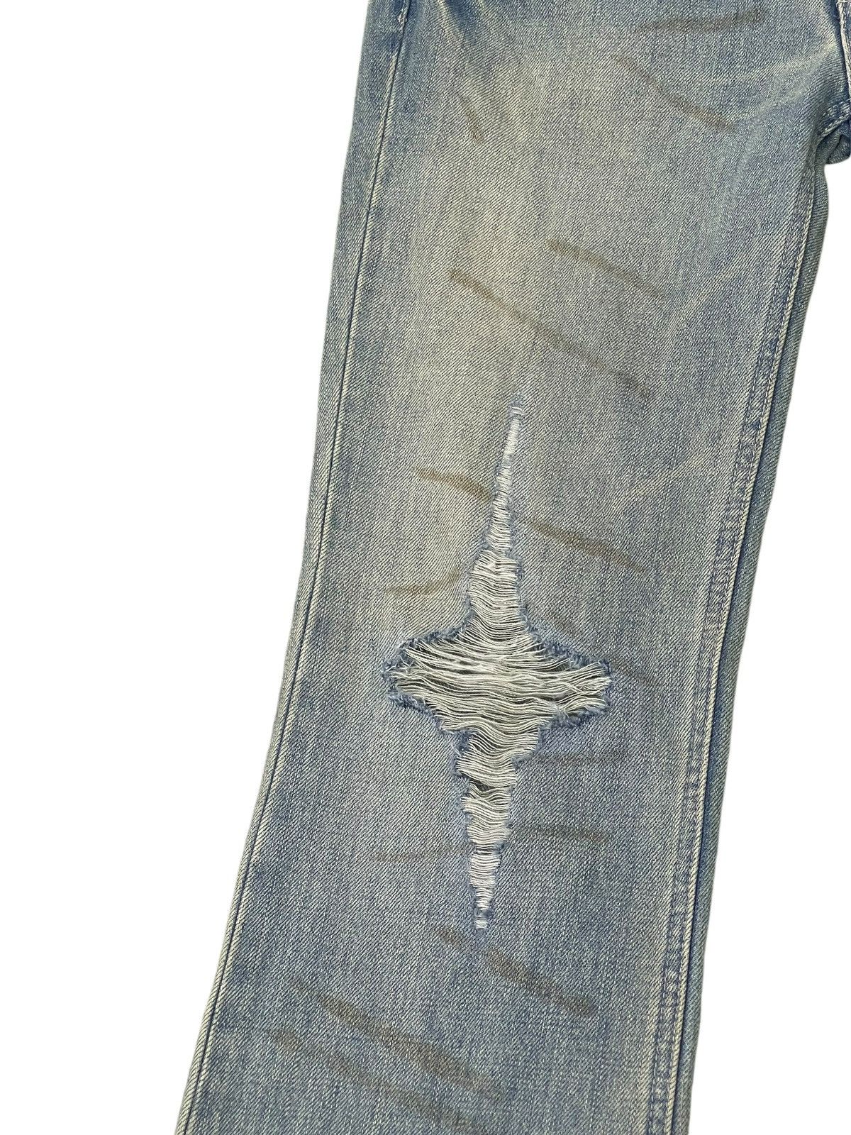 Japanese Brand Flare Jeans Klein Plus Faded Distress Boot Cut 1🟦4 Size US 30 / EU 46 - 6 Thumbnail