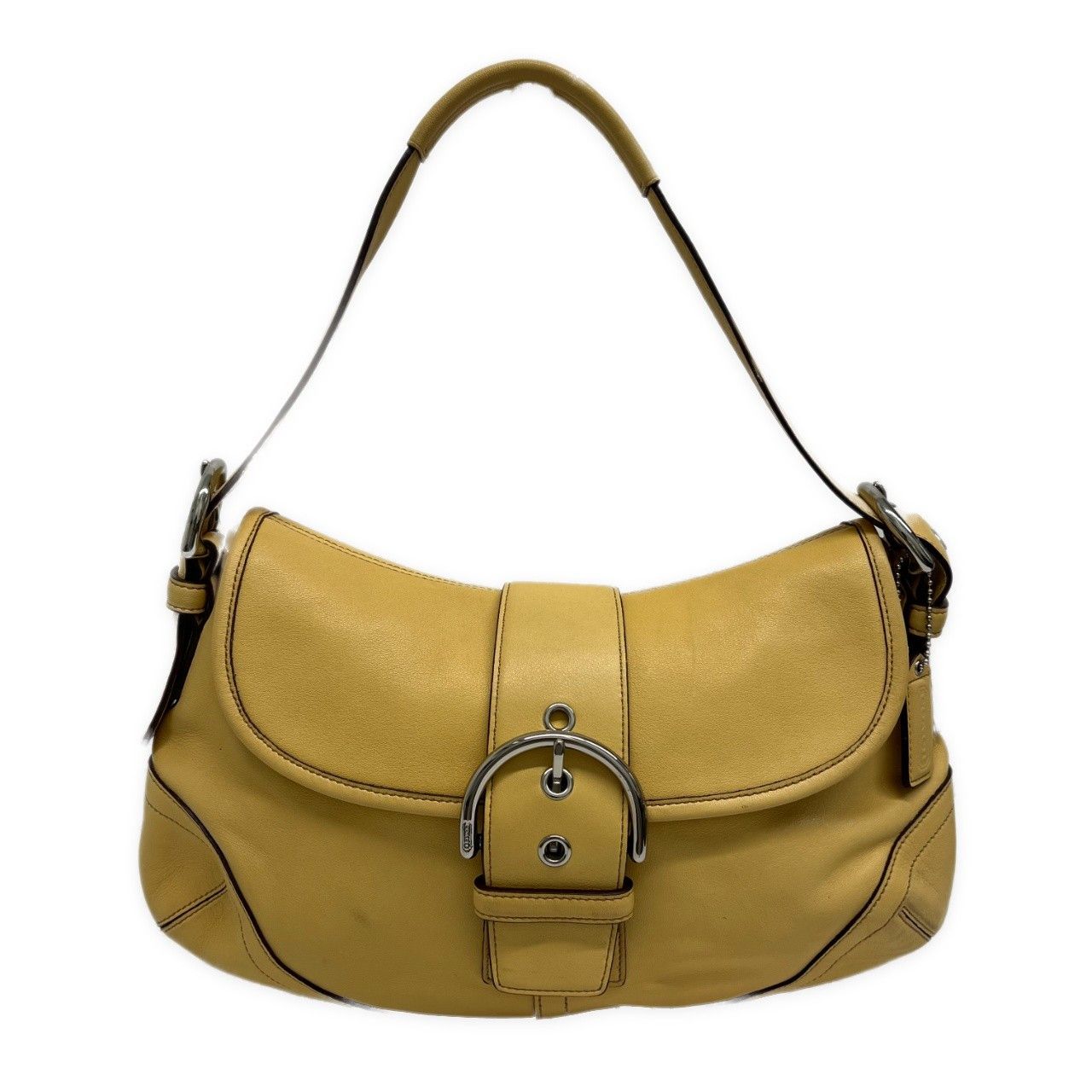 Coach COACH Yellow Soho Flap Shoulder Bag Size ONE SIZE - 1 Thumbnail