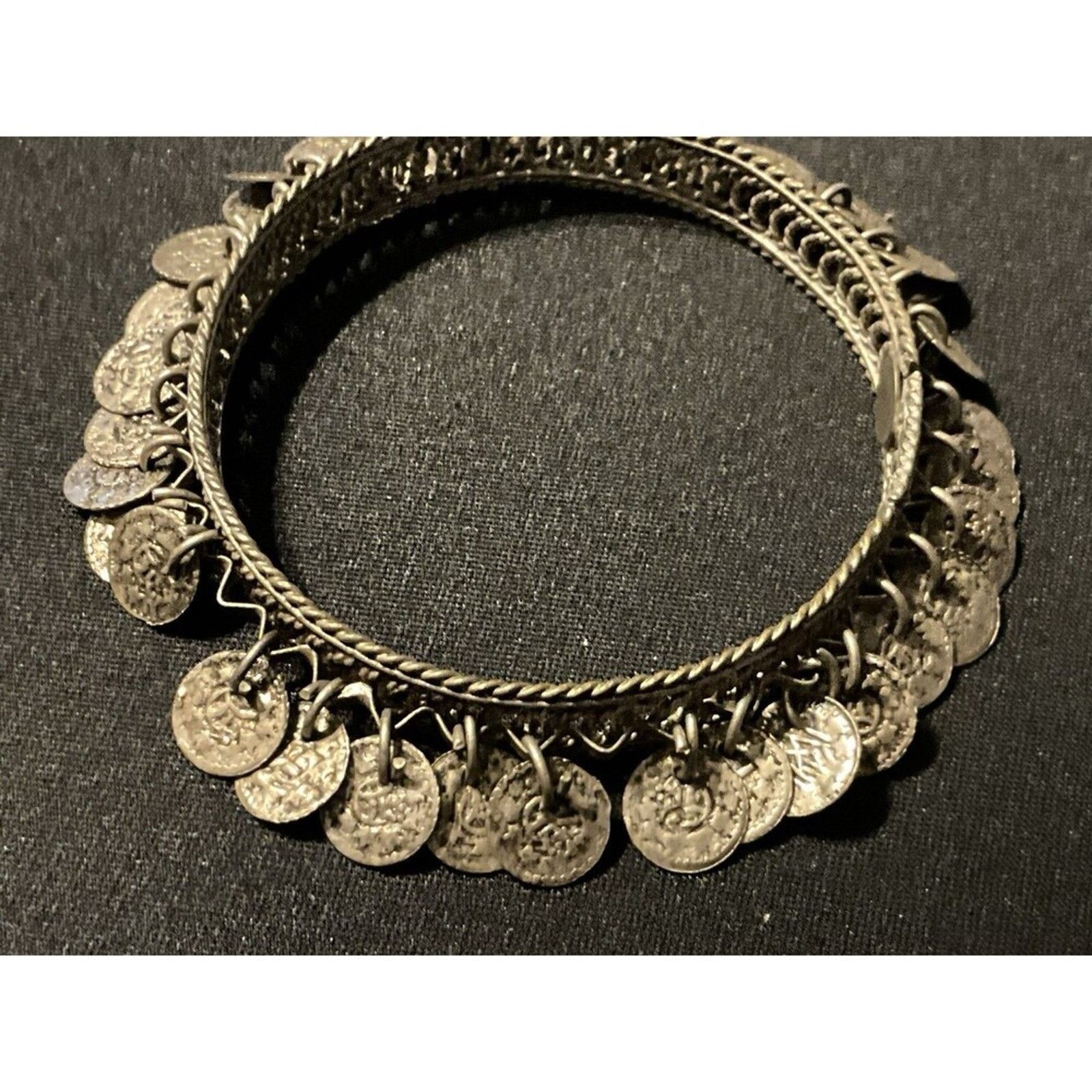 Other Size 7 Antique Coins Cha Cha Bangle Bracelet Size ONE SIZE - 2 Thumbnail