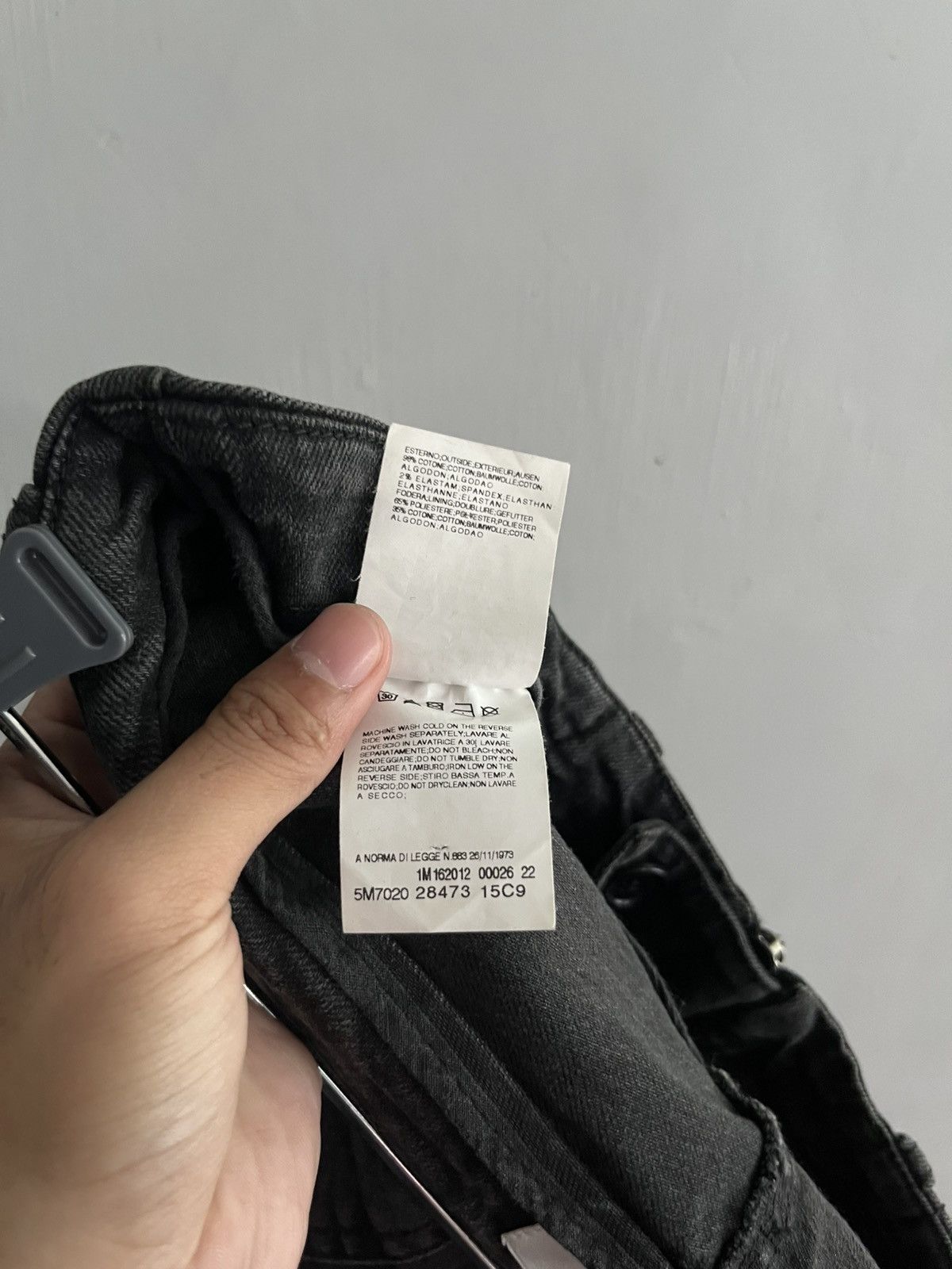 Pierre Balmain Pierre Balmain Biker Slim Cut Jeans Size 30" / US 8 / IT 44 - 8 Thumbnail