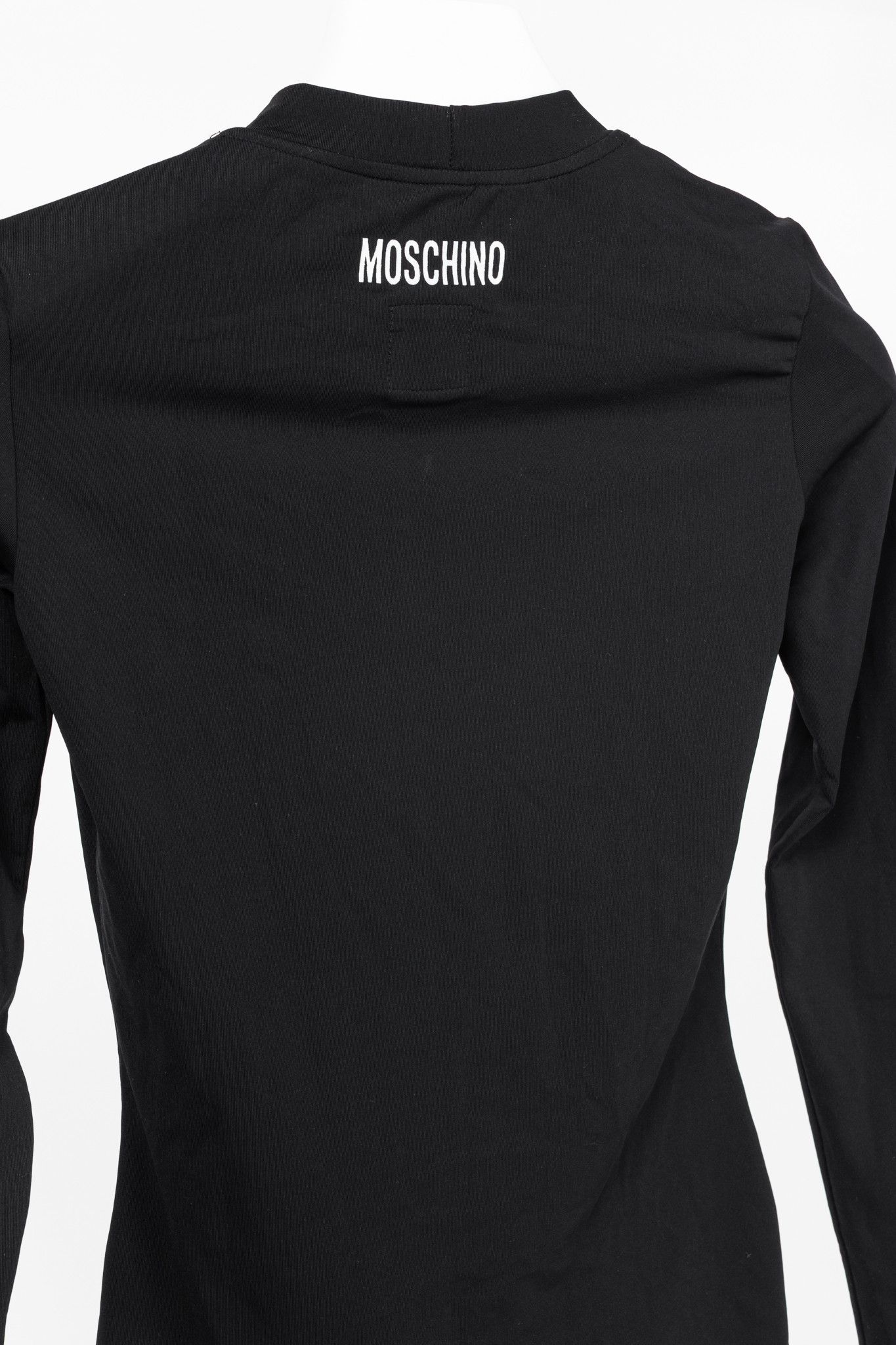 Moschino Moschino Jeans Jersey Printed Fur-Heart Long-Sleeve Top Size M / US 6-8 / IT 42-44 - 9 Thumbnail