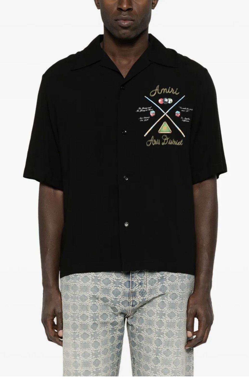 Amiri Amiri Pool Cue Bowling shirt Size US M / EU 48-50 / 2 - 1 Thumbnail