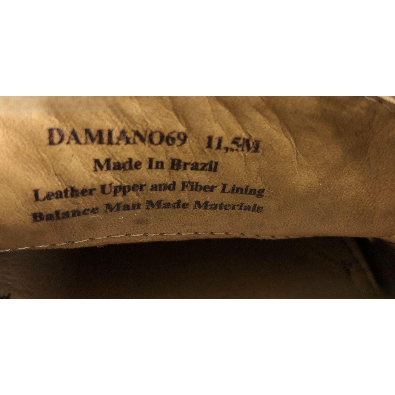 Donald Pliner Donald Pliner Damiano Cognac Woven Leather Driving Loafer Size US 11.5 / EU 44-45 - 5 Thumbnail