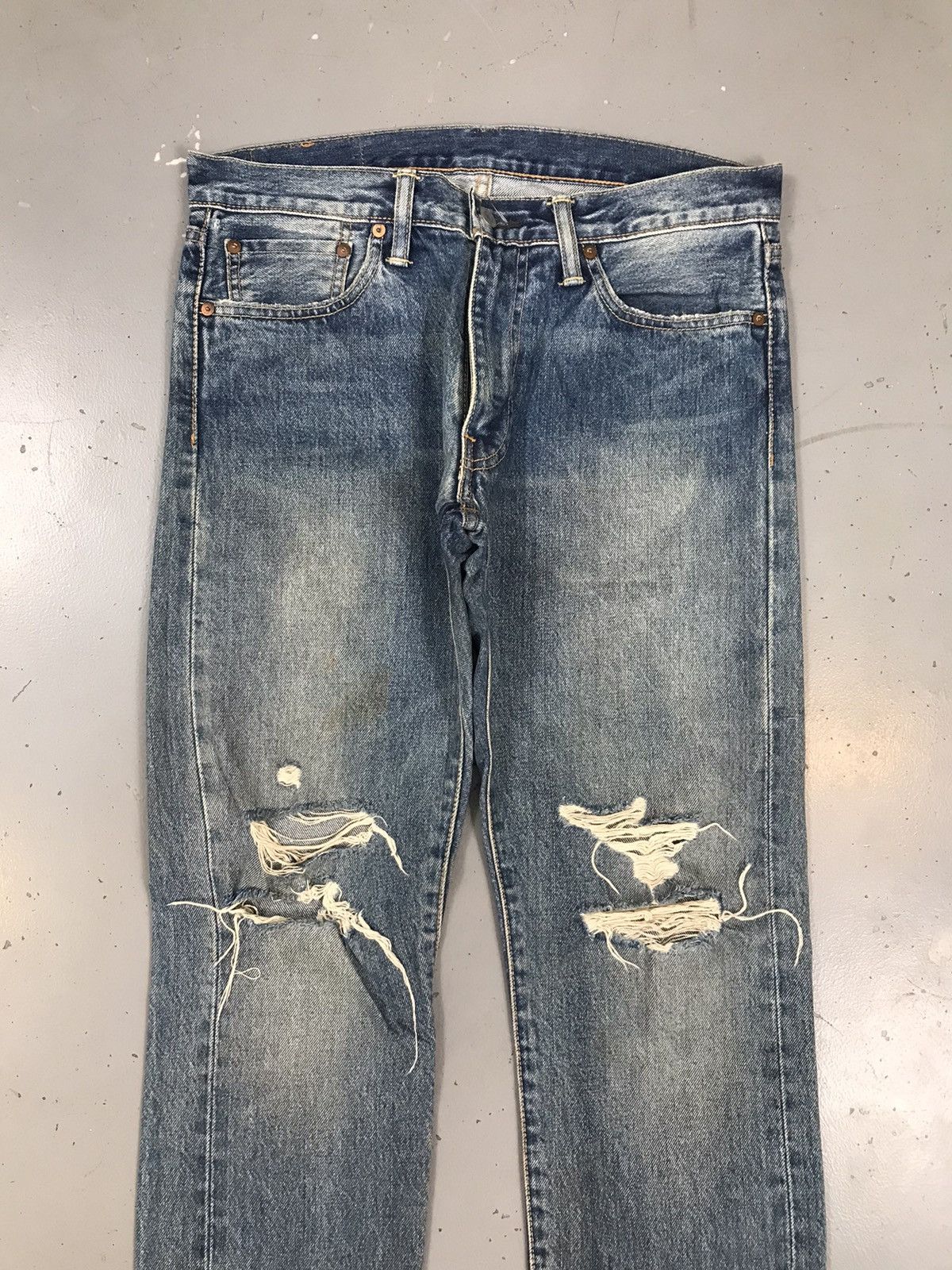 Levi's × Vintage Vintage Levi’s Strauss & co salvage 511 red tab denim Size US 33 - 4 Thumbnail