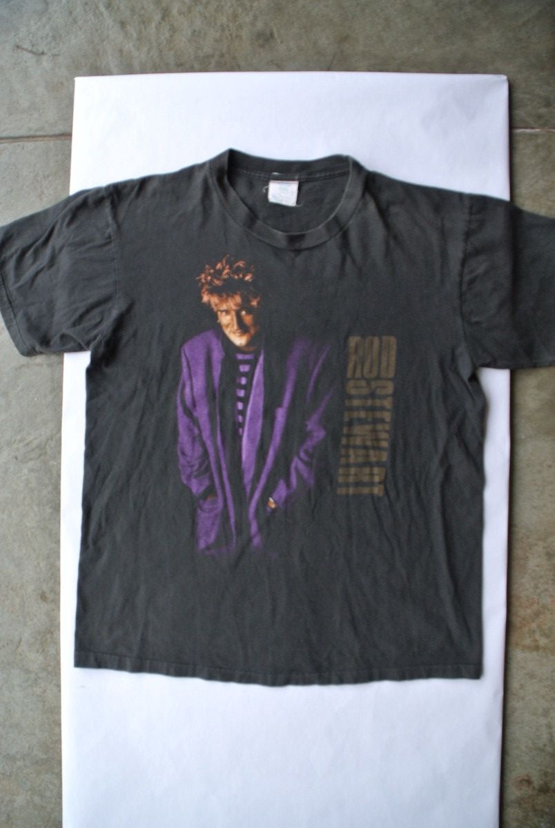 Other Vintage 80s Rod Stewart Band Tee Size US L / EU 52-54 / 3 - 5 Thumbnail