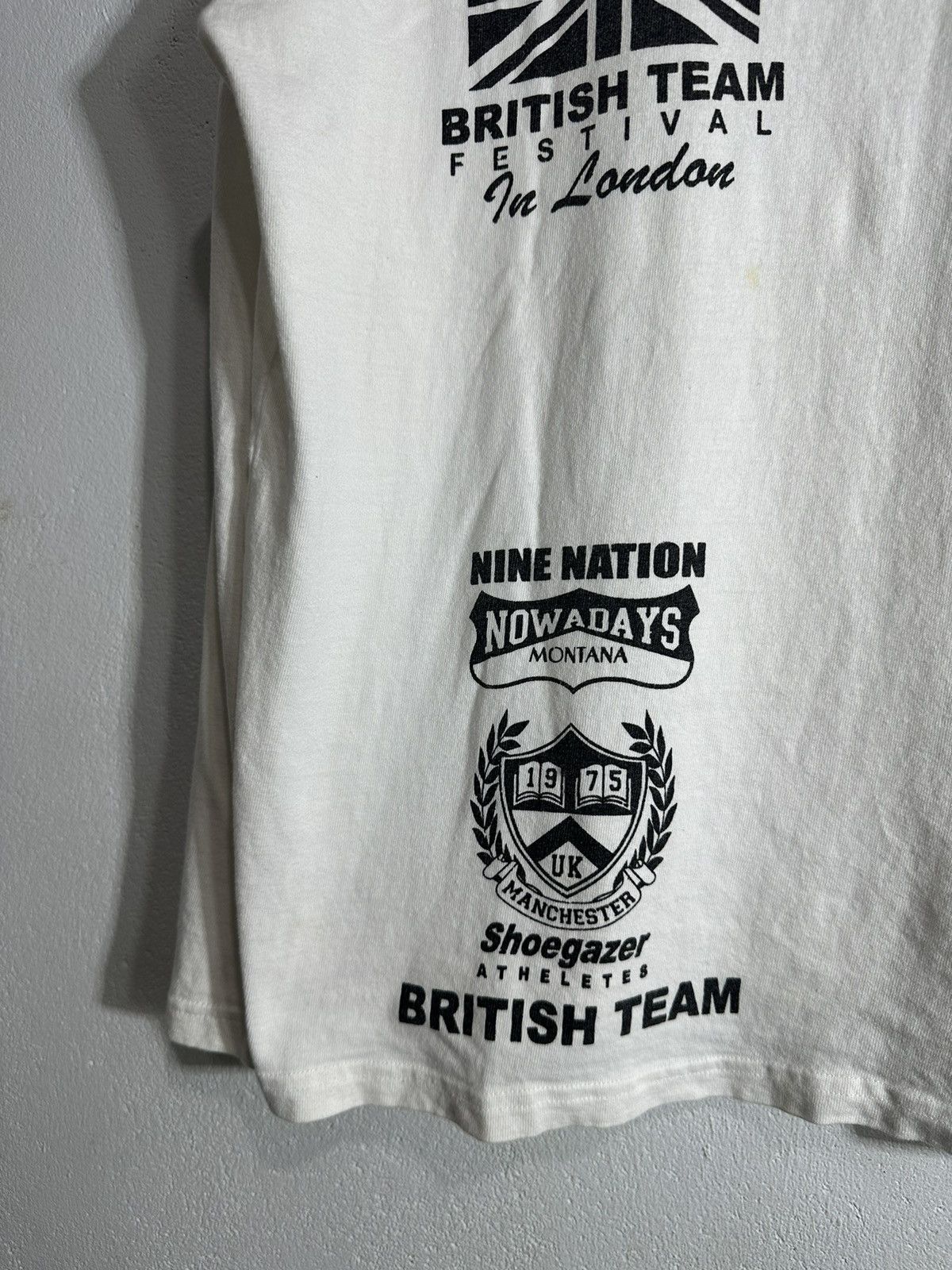 Beauty Beast BRITISH LONDON POEM UNITED KINGDOM LONG SLEEVE TE Size US L / EU 52-54 / 3 - 5 Thumbnail