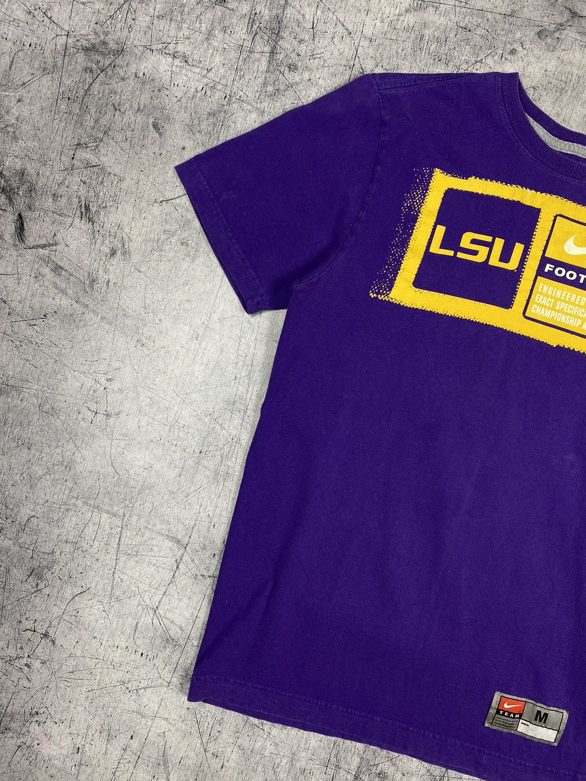 Nike Vintage Nike LSU Tigers Football Swoosh drill y2k Tee Size US M / EU 48-50 / 2 - 4 Thumbnail