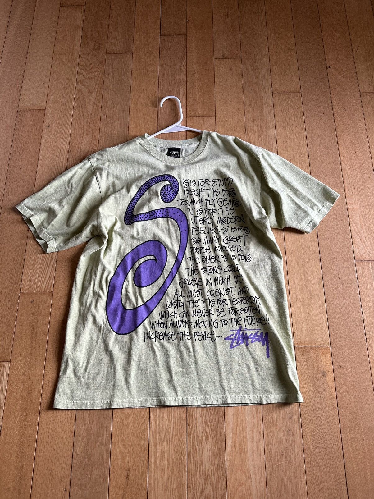 【送料無料】[S/Double Stussy] Script Stack Tシャツ stussy Tシャツ - メルカリ
