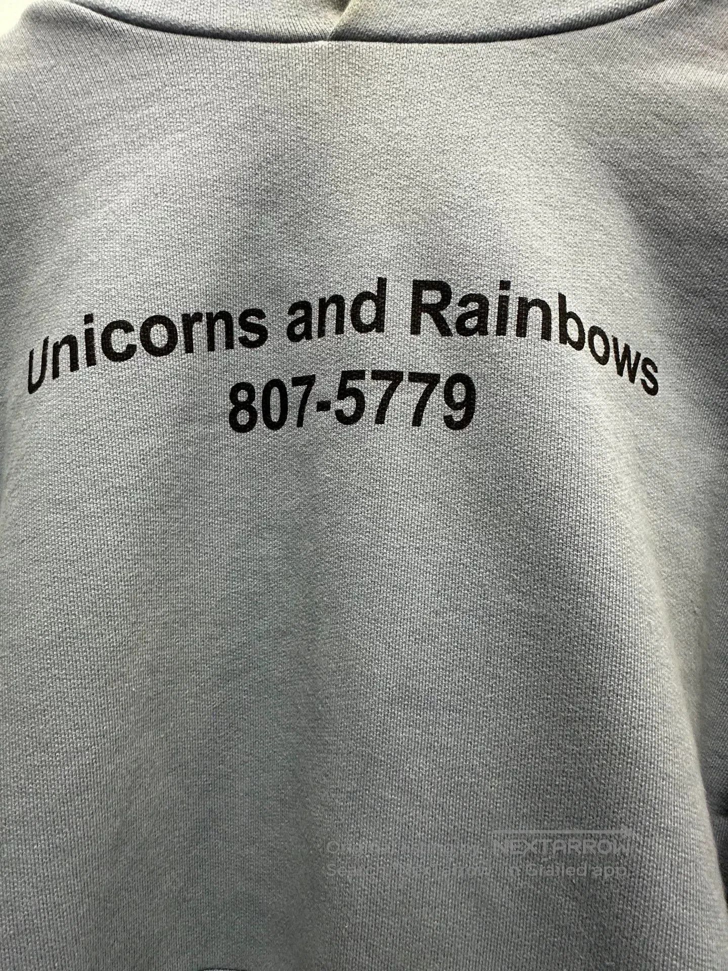 Vetements Blue Unicorn Unisex Sweatshirt. Size XS / US 0-2 / IT 36-38 - 4 Thumbnail