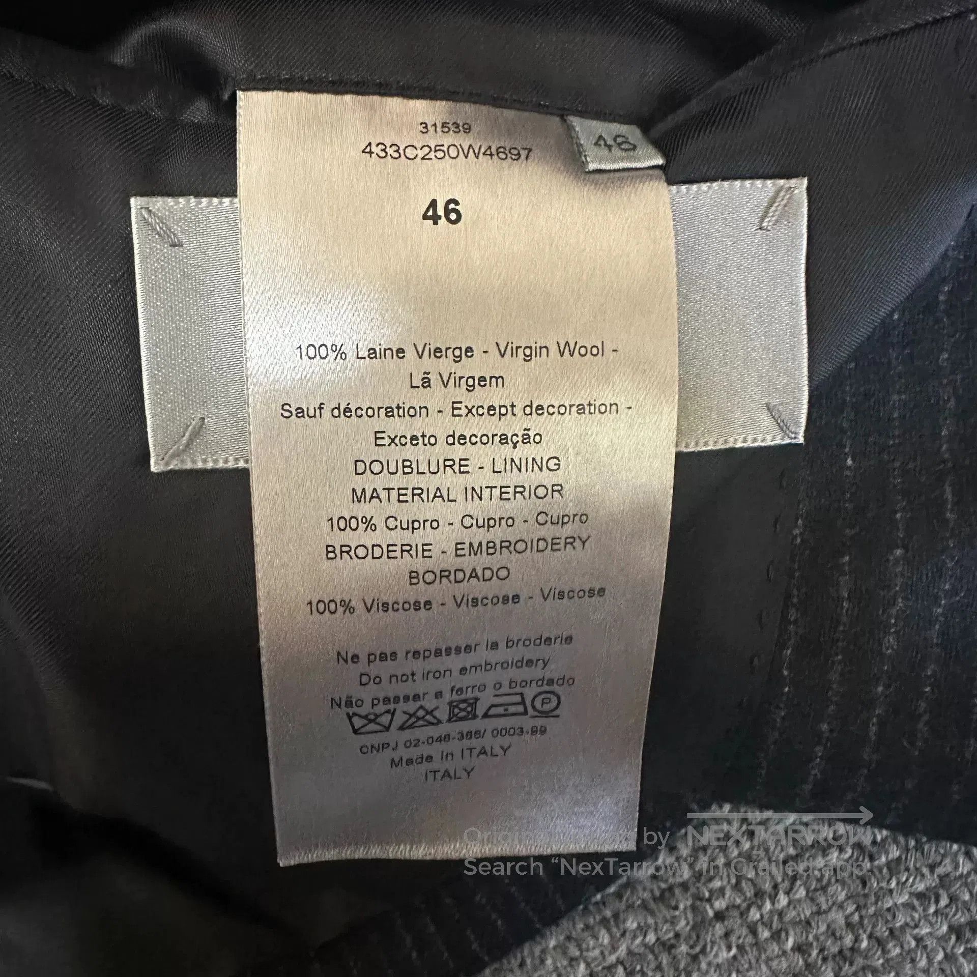 Dior Dior Homme 14FW Lily of the Valley Suit. Size US S / EU 44-46 / 1 - 6 Thumbnail