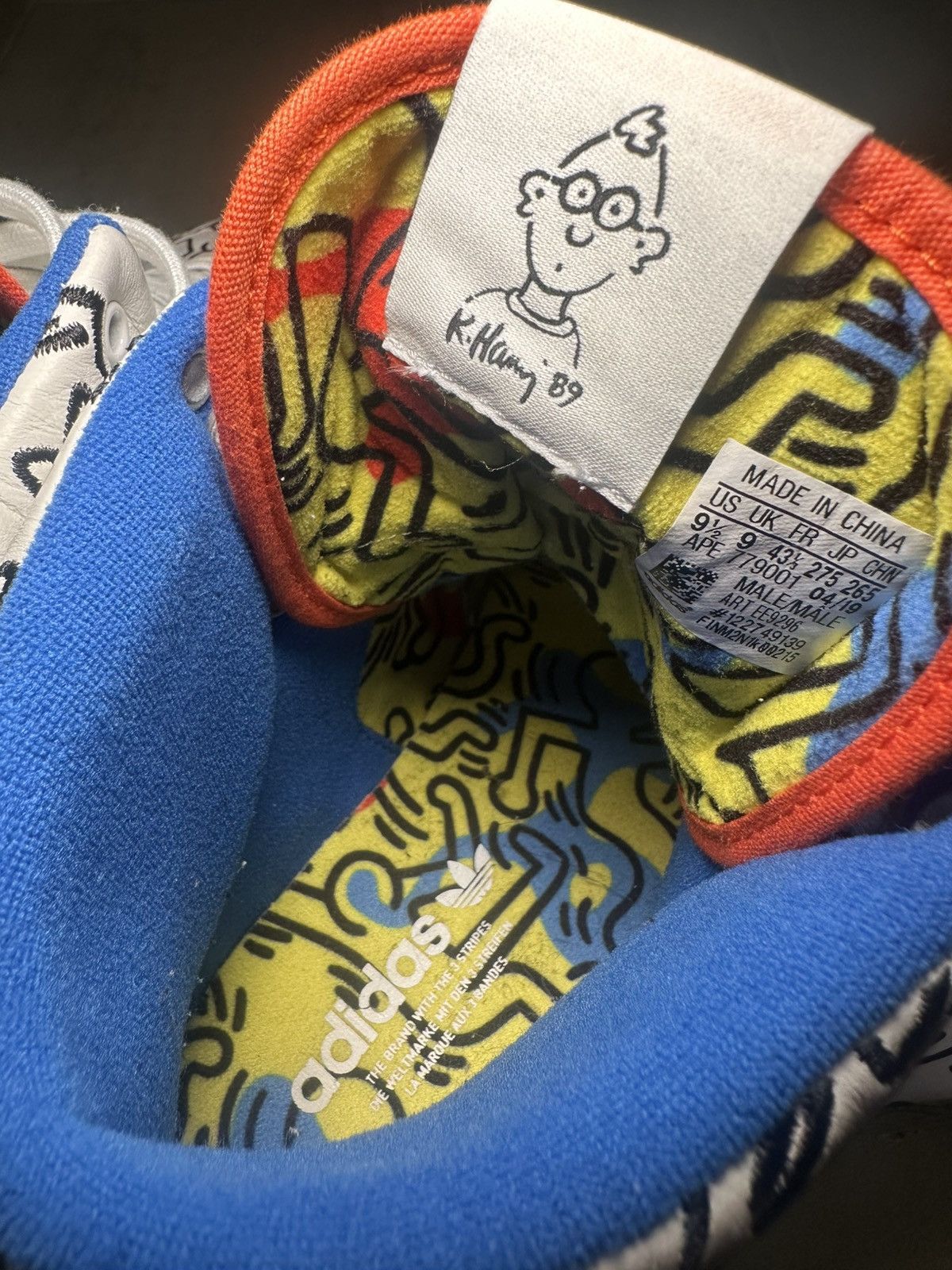 Keith Haring Adidas Rivalry High Keith Haring Size US 9.5 / EU 42-43 - 10 Thumbnail