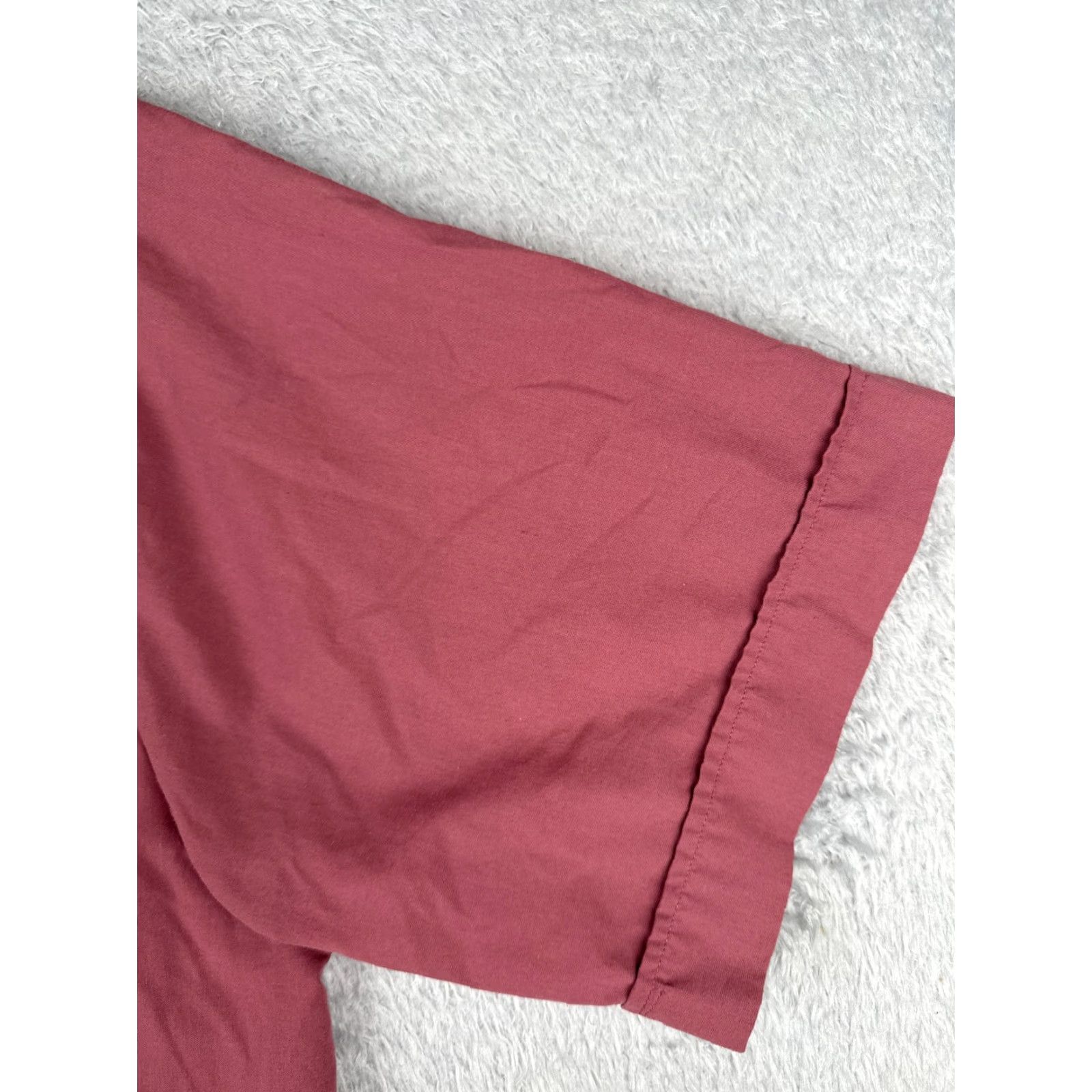 Vintage TropiCool Guayabera Shirt Adult Extra Large Red Polyester Blend 4 Pocket READ Size US XL / EU 56 / 4 - 2 Thumbnail