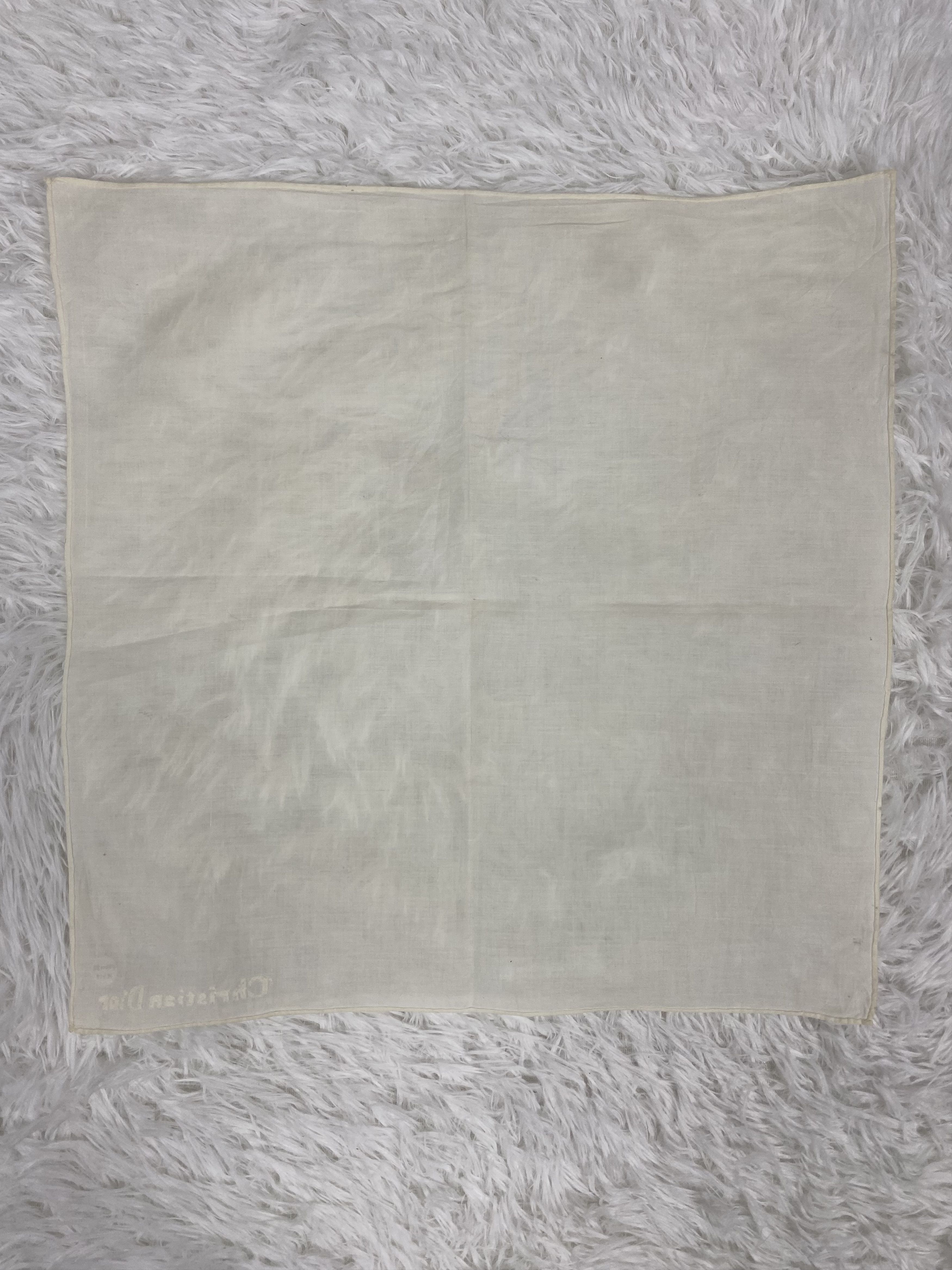 Vintage Vintage Christian Dior Handkerchief Neckerchief PH0488 Size ONE SIZE - 4 Thumbnail