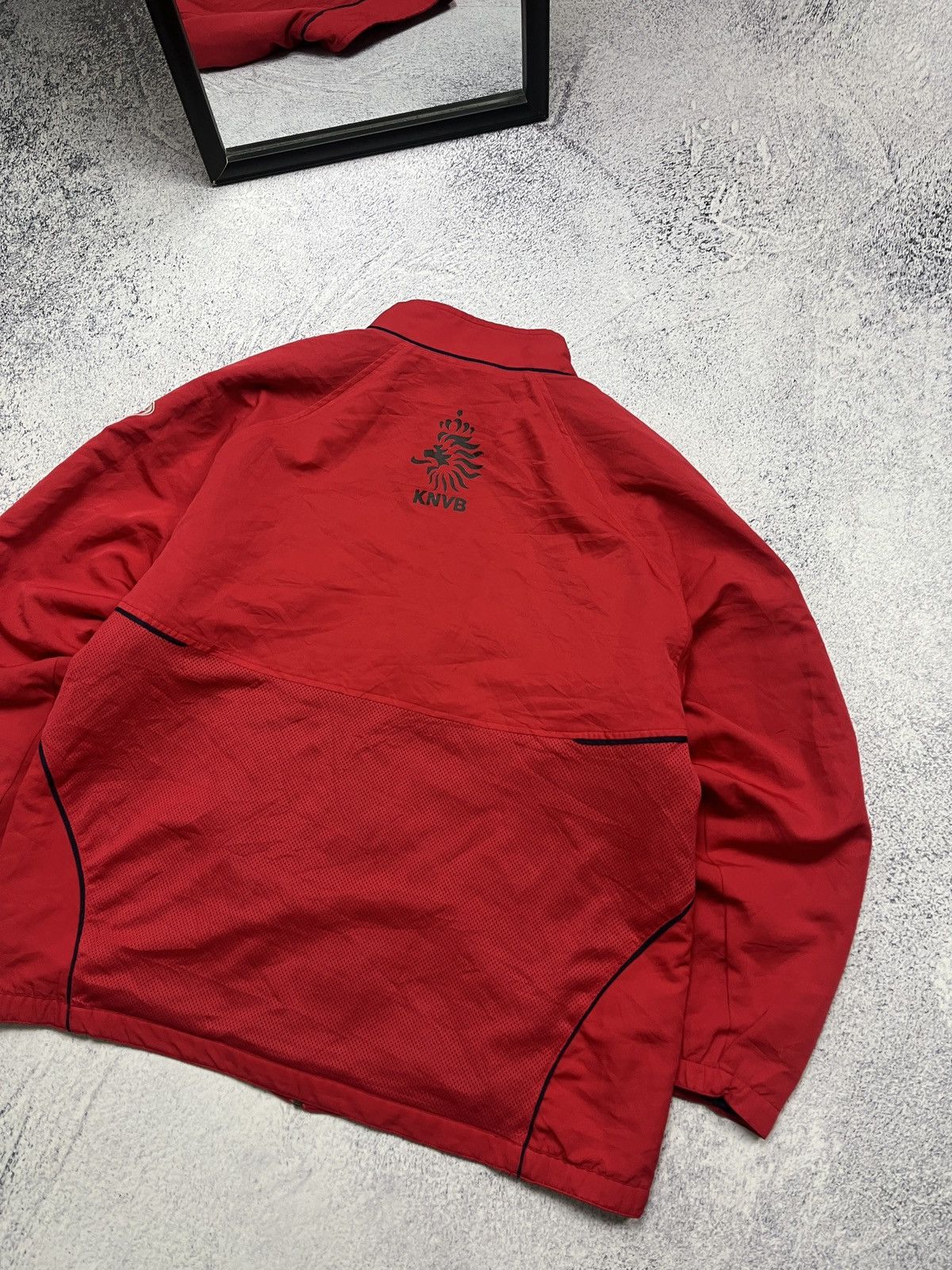 Nike Vintage 90s Nike KNVB Netherlands Football Track Jacket Rare Size US L / EU 52-54 / 3 - 11 Thumbnail