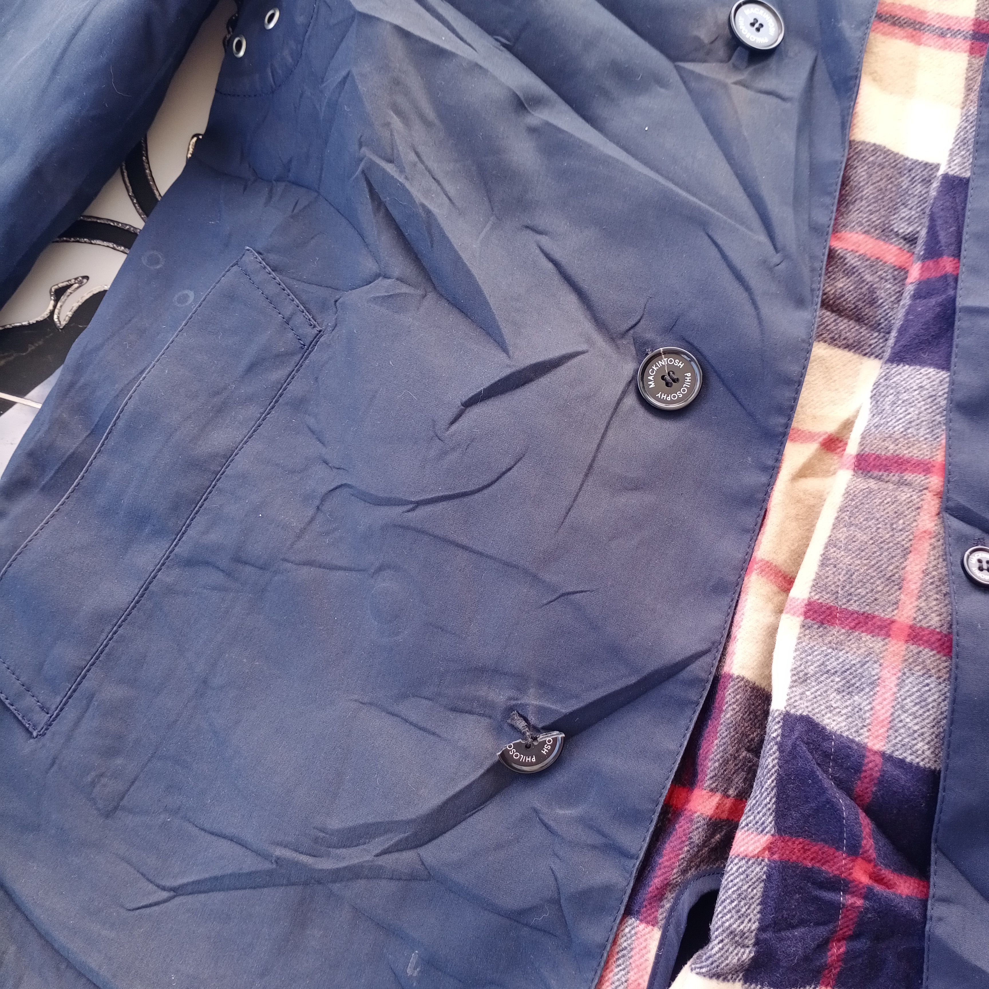 Designer × Mackintosh × Vintage Mackintosh Philosophy Duncan Raincoat Jacket Tartan Size US M / EU 48-50 / 2 - 5 Thumbnail