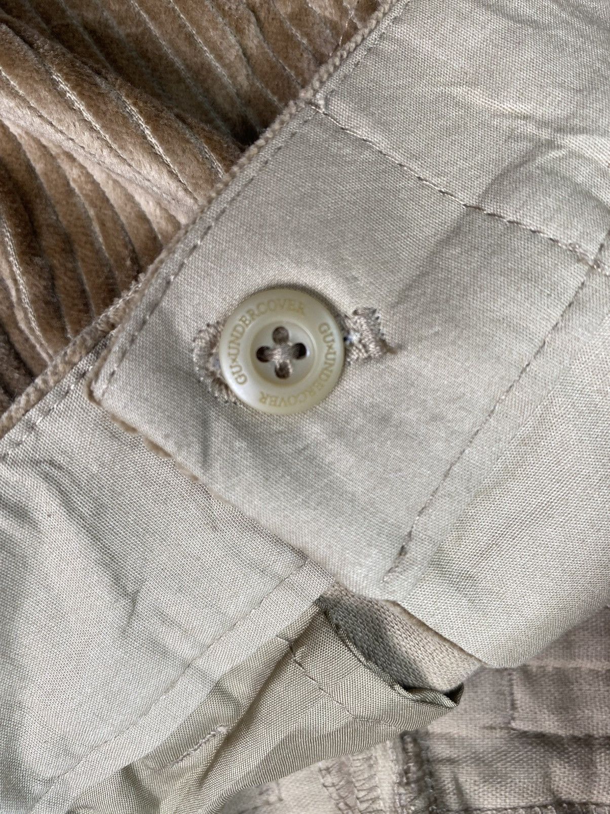 GU × Japanese Brand × Undercover Undercover x GU curduroy pants baggy fit Size US 30 / EU 46 - 6 Thumbnail