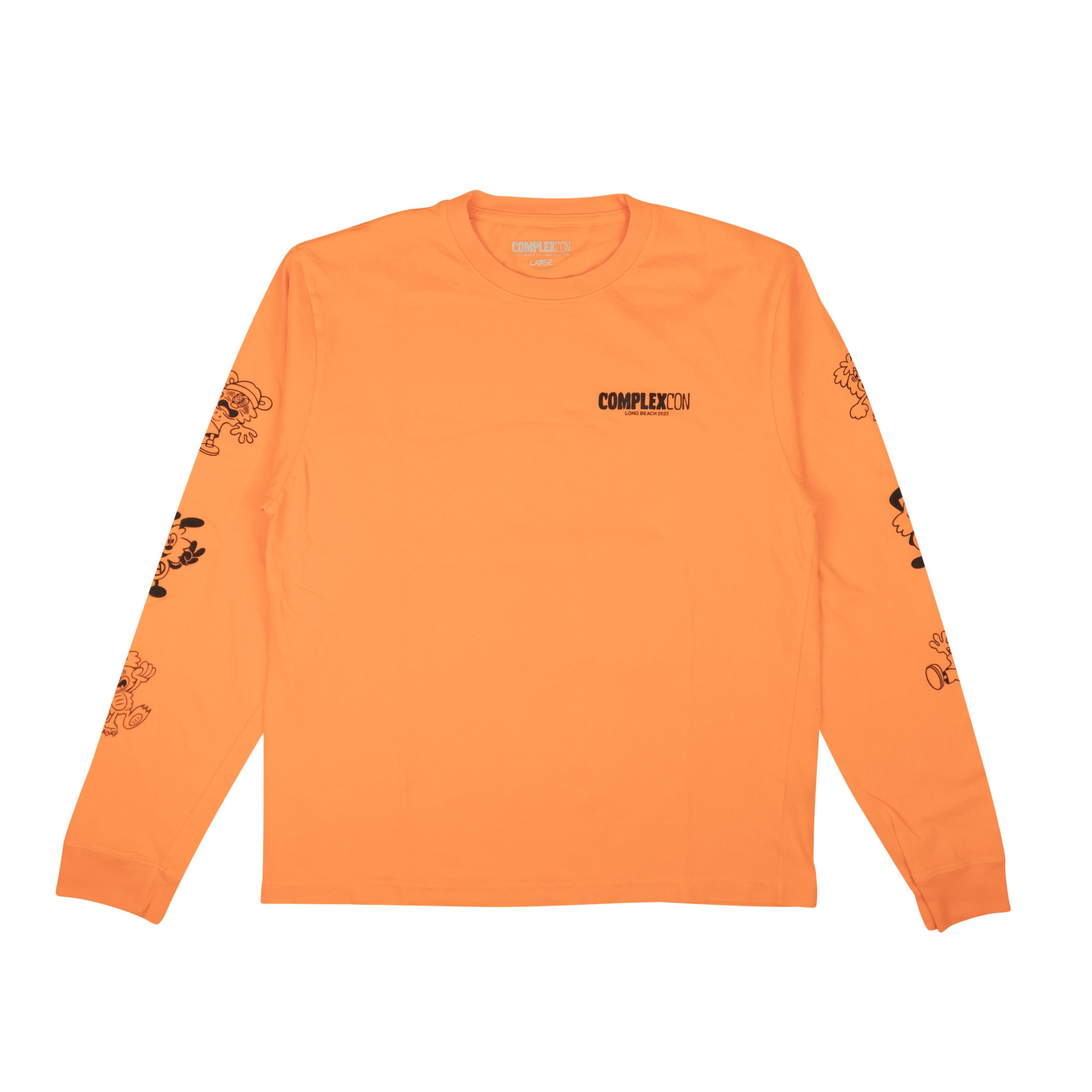 ComplexCon x Verdy Orange Long Sleeve T-Shirt Size S | Grailed