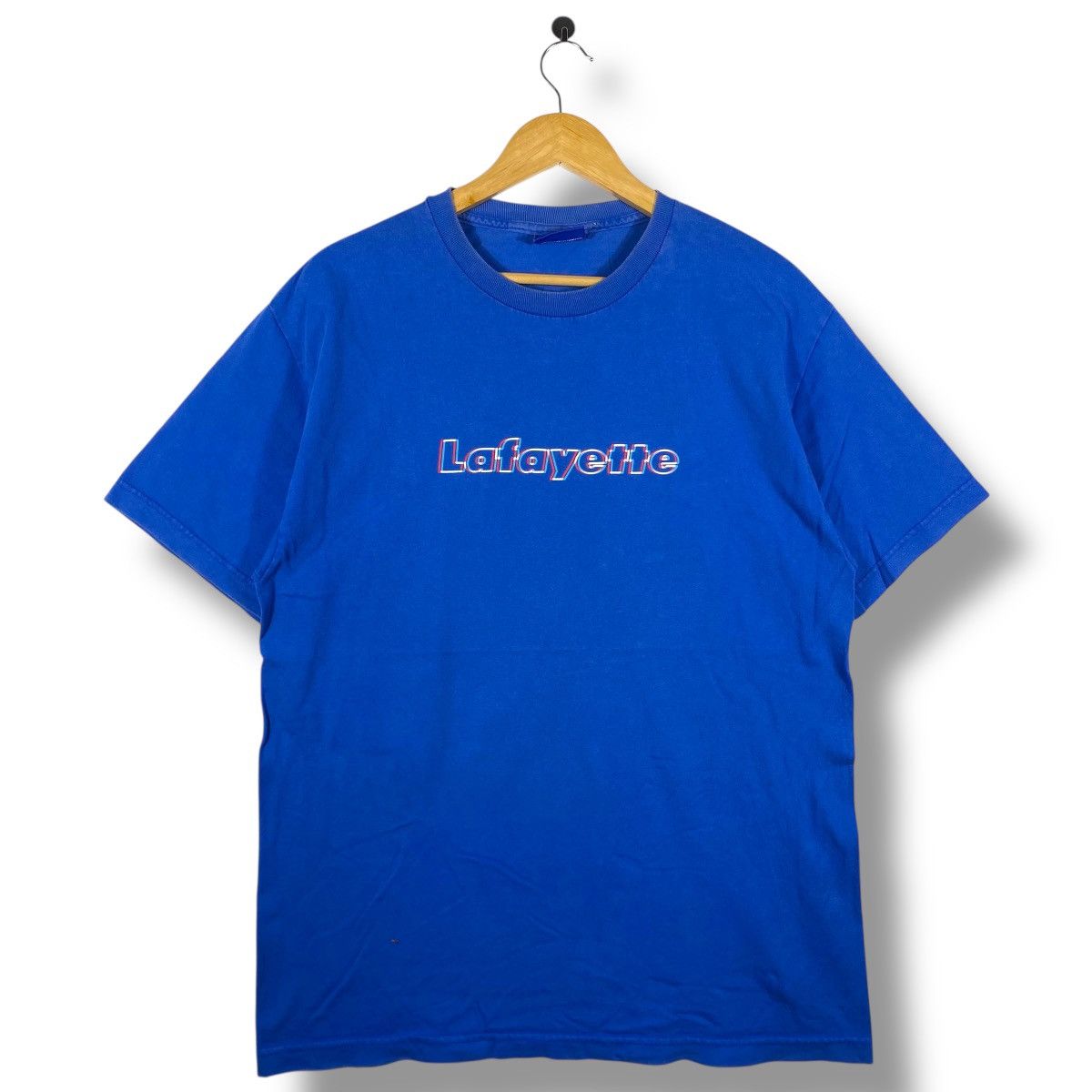Lafayette 148 LAFAYETTE Keep It True Logo Graphic Tee Shirt Large Size Size US L / EU 52-54 / 3 - 1 Thumbnail