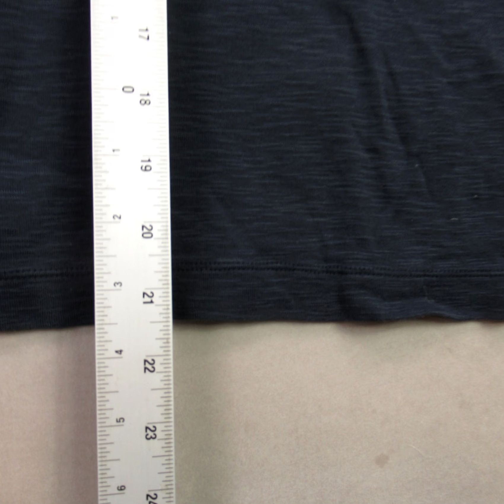 J. Jill J Jill Shirt Womens Petite Medium Short Sleeve Pullover Casual V Neck Navy Size M / US 6-8 / IT 42-44 - 7 Thumbnail