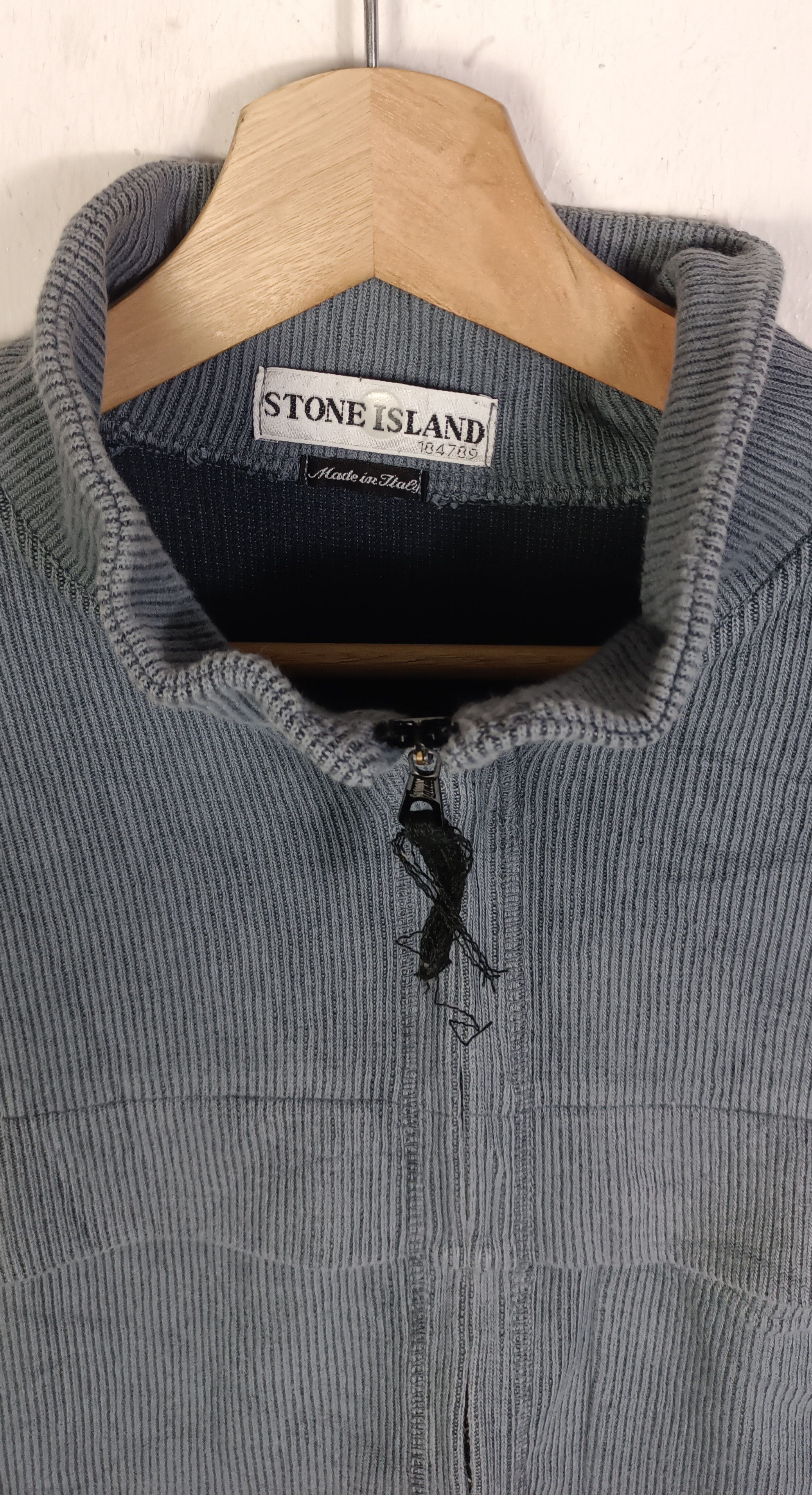 Stone Island Vintage 💥 Stone Island Spring Summer Full Zip Single Pocket Size US L / EU 52-54 / 3 - 10 Thumbnail