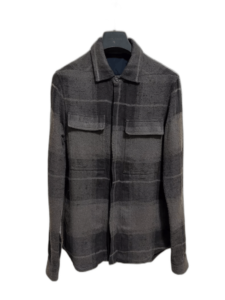Rick Owens rick owens wool plaid shirt jacket Size US M / EU 48-50 / 2 - 1 Thumbnail