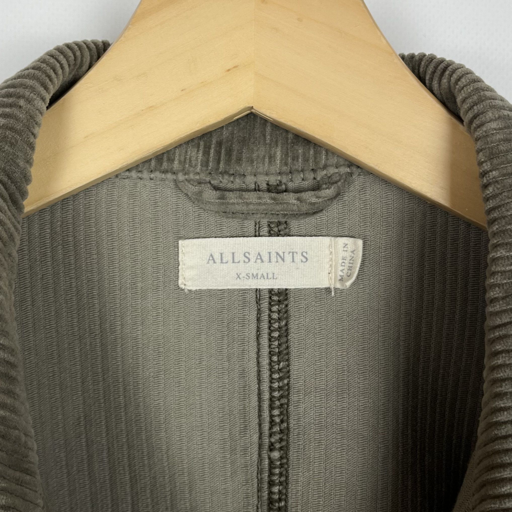 Allsaints Designer AllSaints Castleford Corduroy Overshirt Jacket Size US XS / EU 42 / 0 - 12 Thumbnail