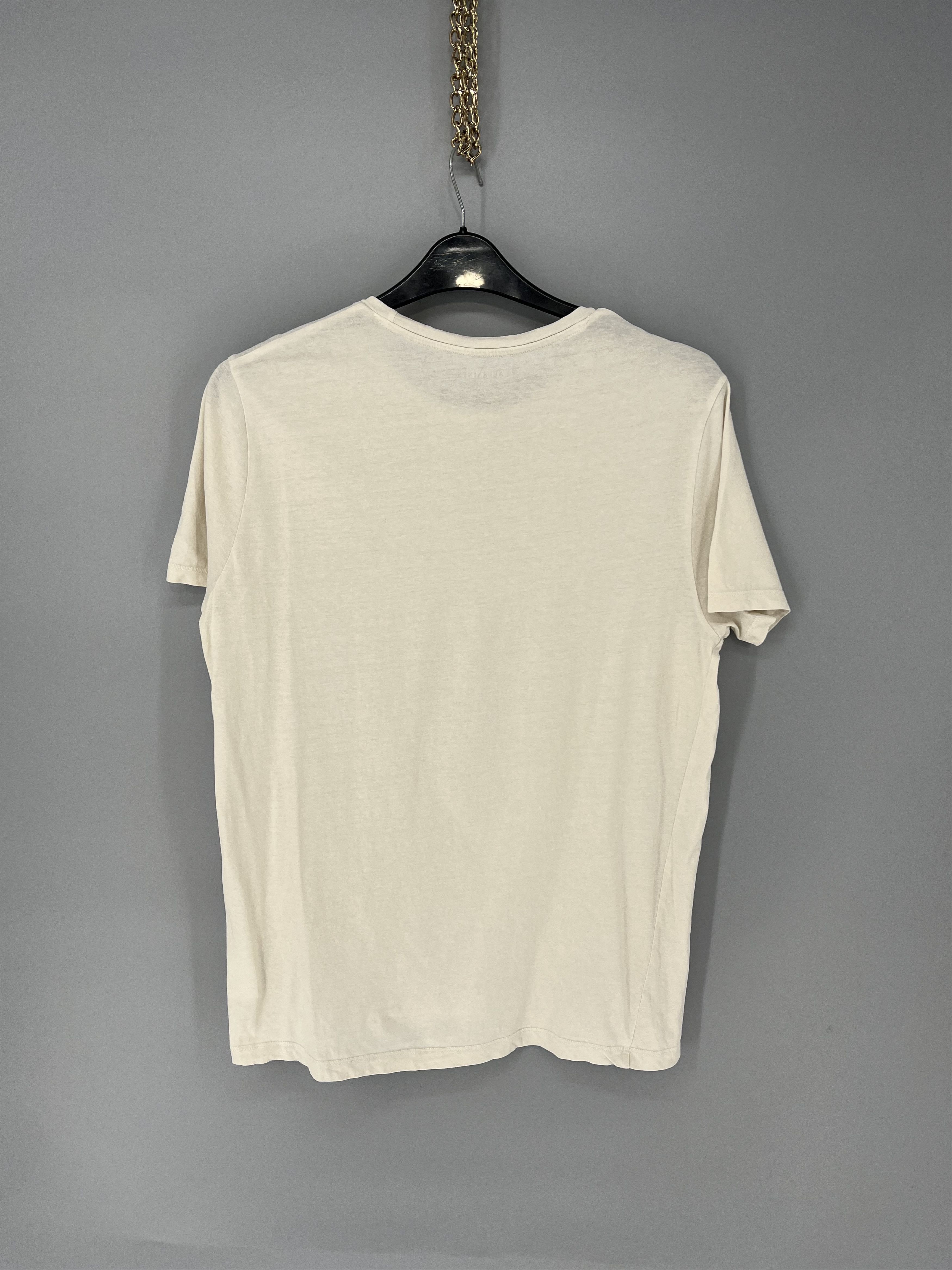 Allsaints Vintage Basic Allsaints Mini Logo Basic Tee Old Money Size US L / EU 52-54 / 3 - 8 Thumbnail