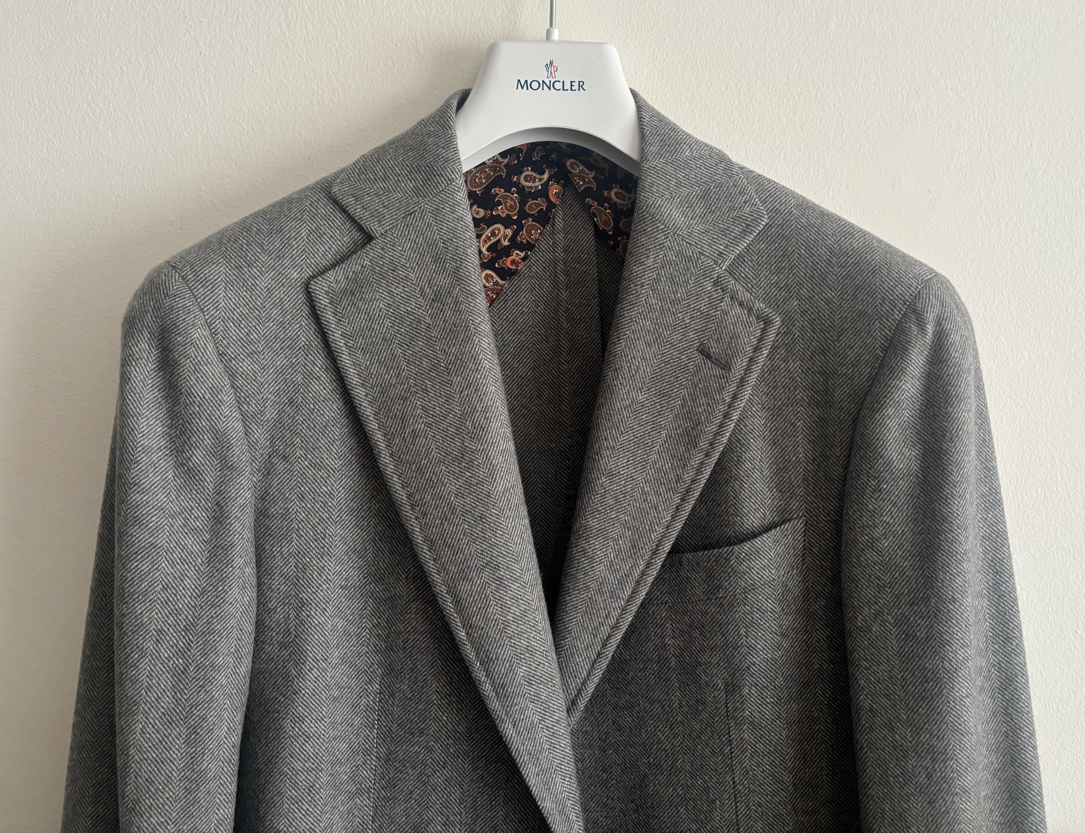 Pal Zileri $2575 Unstructured 3-roll-2 Cashmere Mink Sport Coat - 38 L Size 38L - 2 Thumbnail