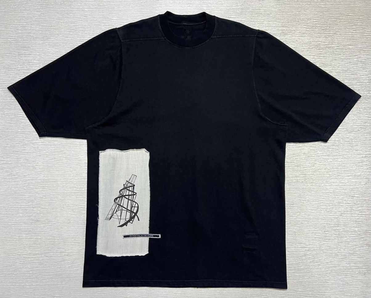 Rick Owens Rick Owens Drkshdw - S/S 19 - Graphic Patch Oversized TShirt Size US M / EU 48-50 / 2 - 1 Thumbnail