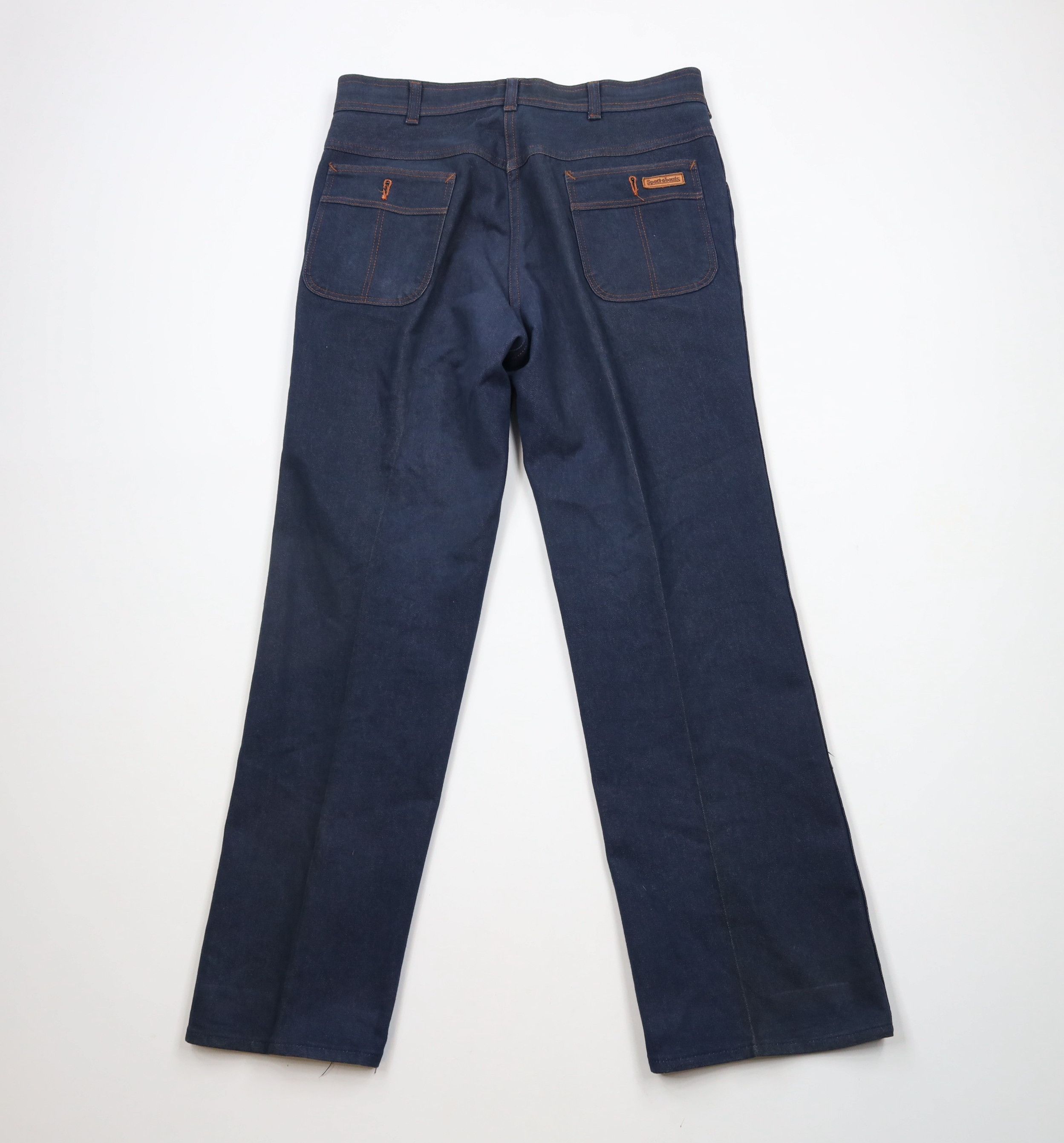 Vintage Vintage 70s Streetwear Flared Bell Bottoms Denim Jeans USA Size US 32 / EU 48 - 9 Thumbnail